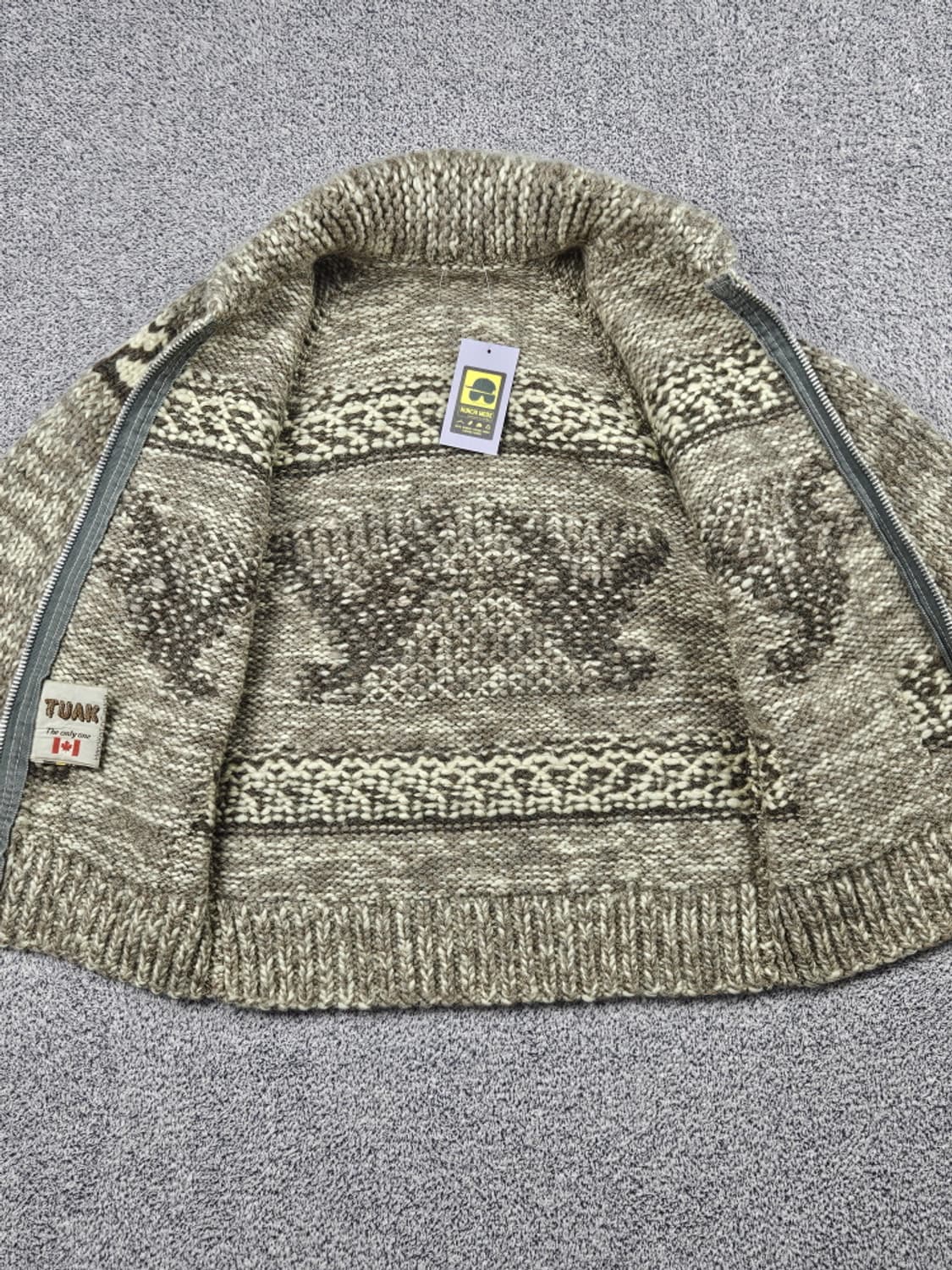 캐나다 핸드메이드 코위찬 스웨터 니트집업 ( 상세설명참조 ) / 9972 상품이미지8