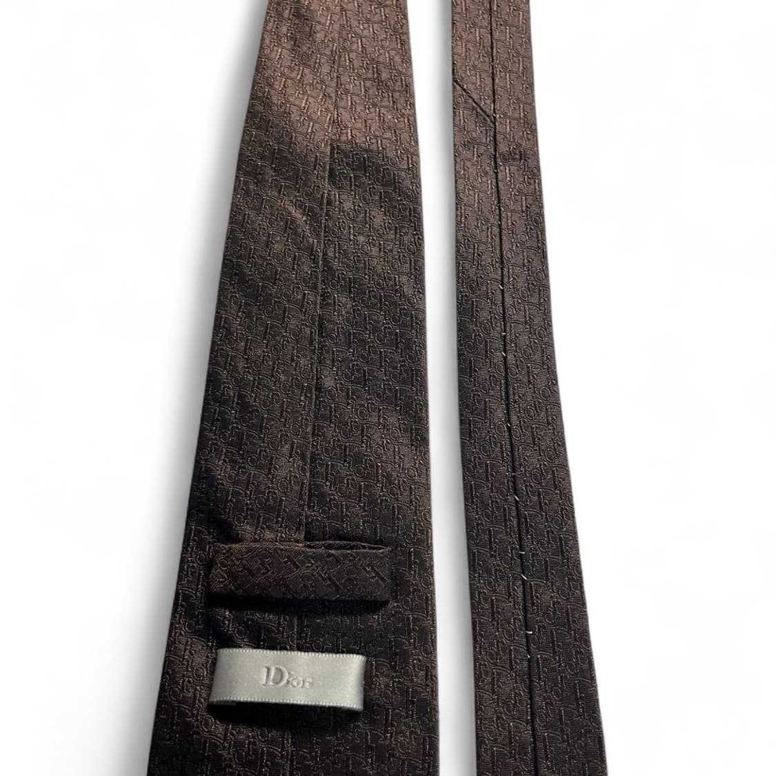 디올옴므 오블리크 자카드 패턴 실크 넥타이 상품이미지3