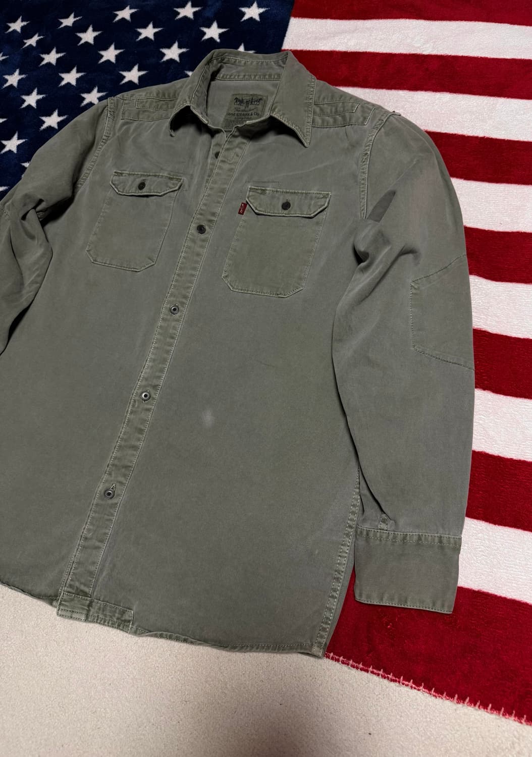 리바이스 밀리터리 헤비 코튼셔츠 Levi’s Vintage Shirt 상품이미지3