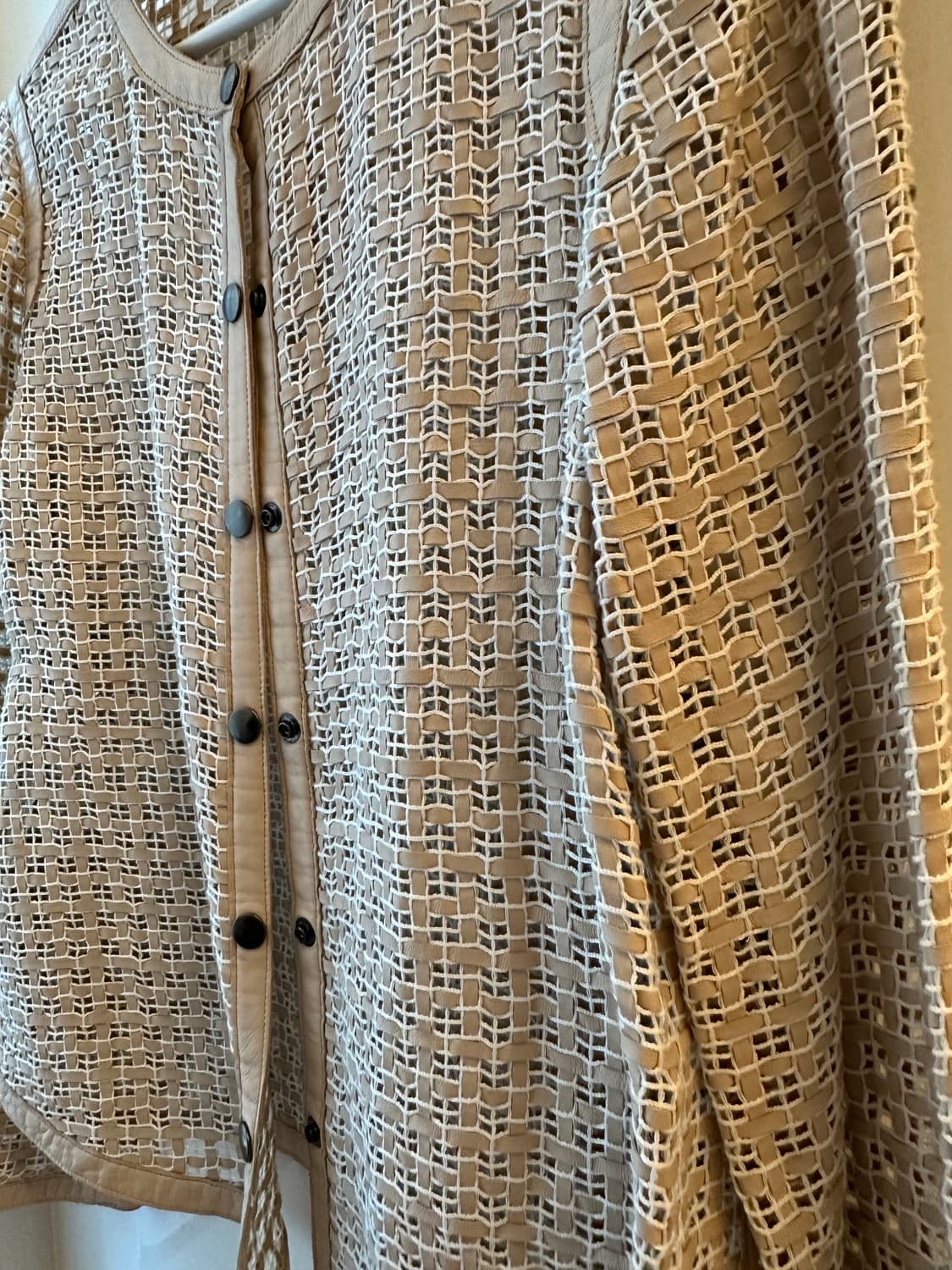 루치아노 소프라니 양가죽 트위드 자켓 상품이미지4