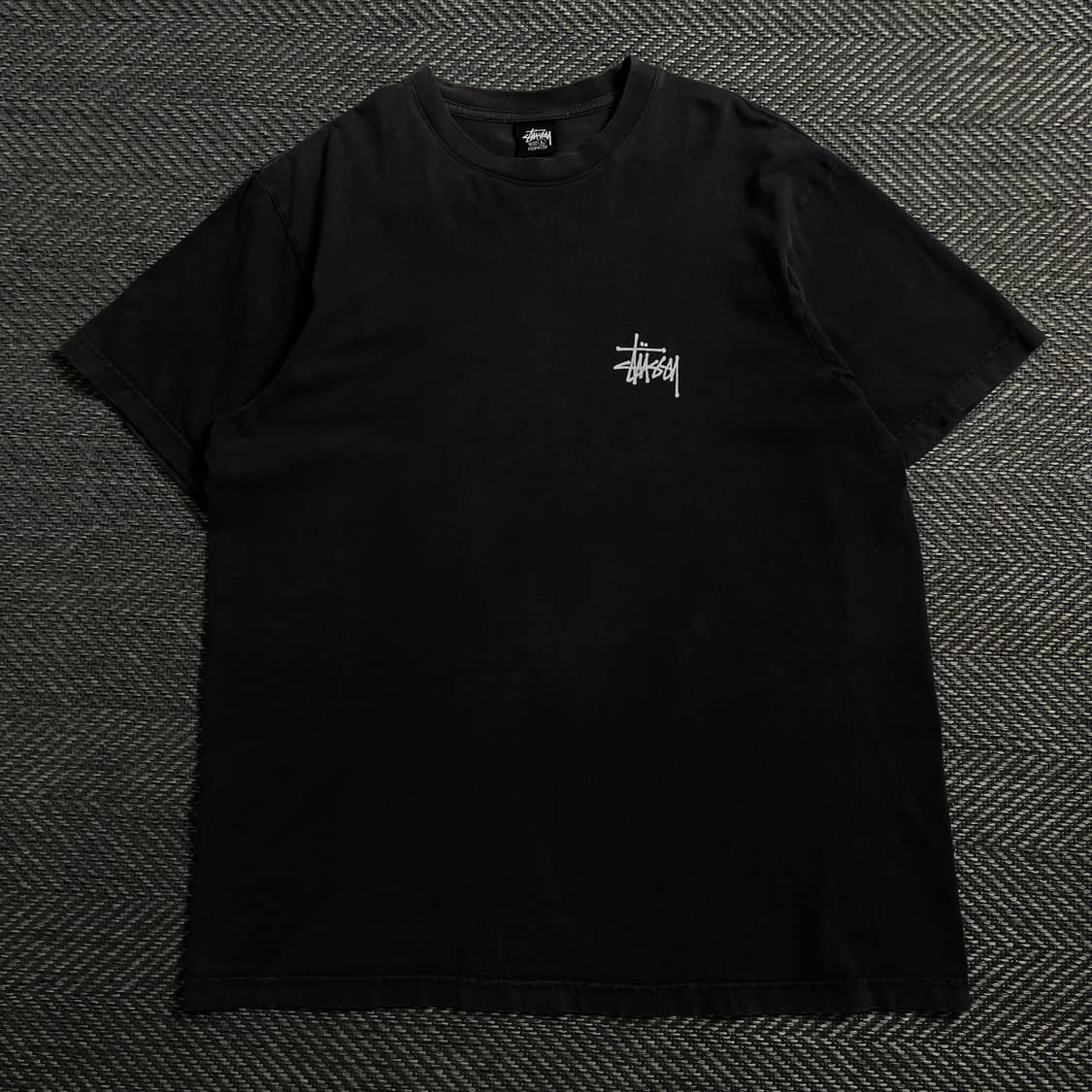 스투시 베이직 빅로고 박시핏 블랙 티셔츠o 4072 상품이미지2