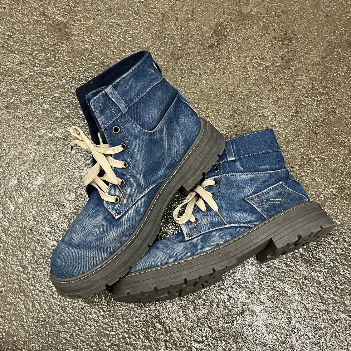 빈티지 데님 워커 (290) 상품이미지3