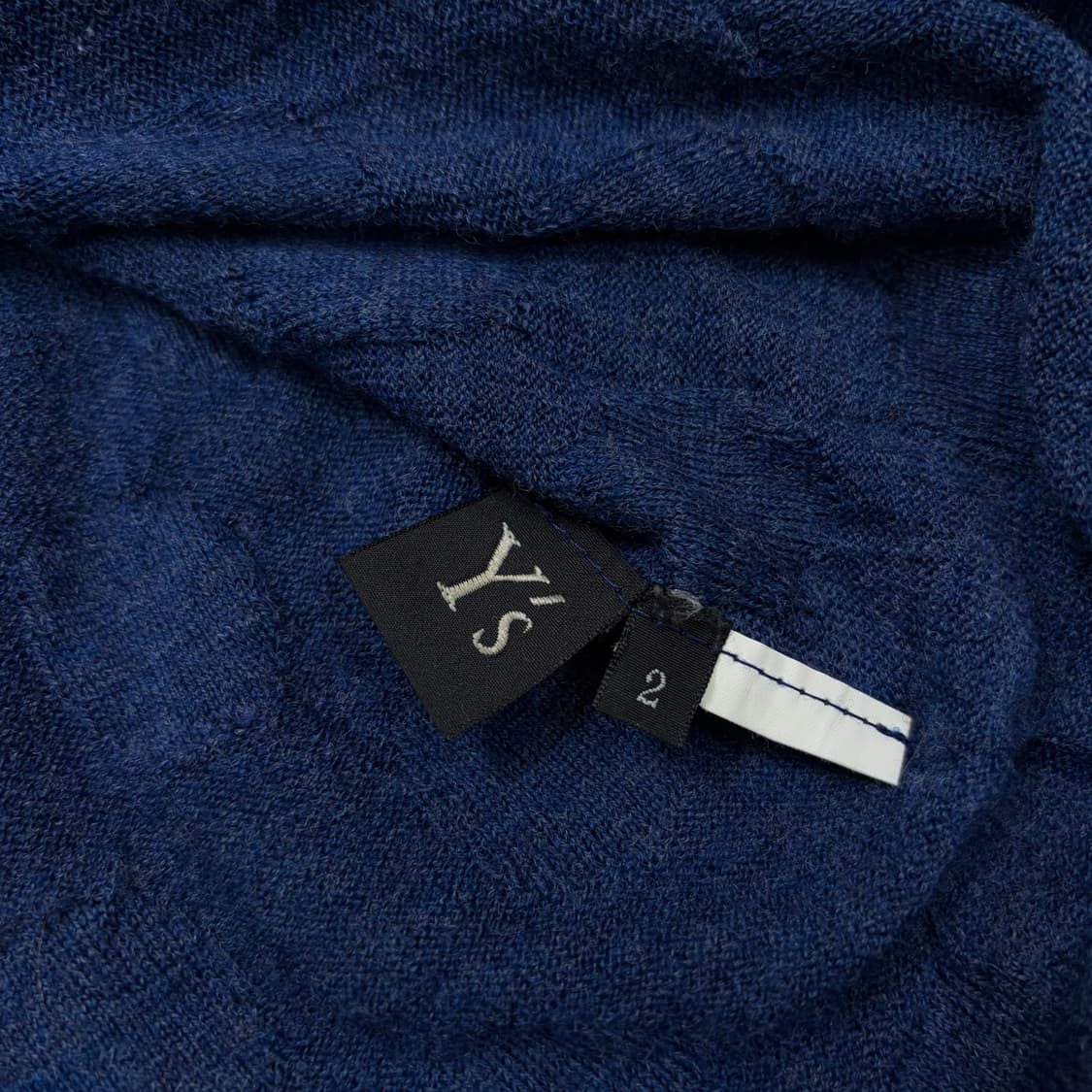 Y’s 요지야마모토 우먼스 울 V넥 니트 웨어 2 상품이미지4