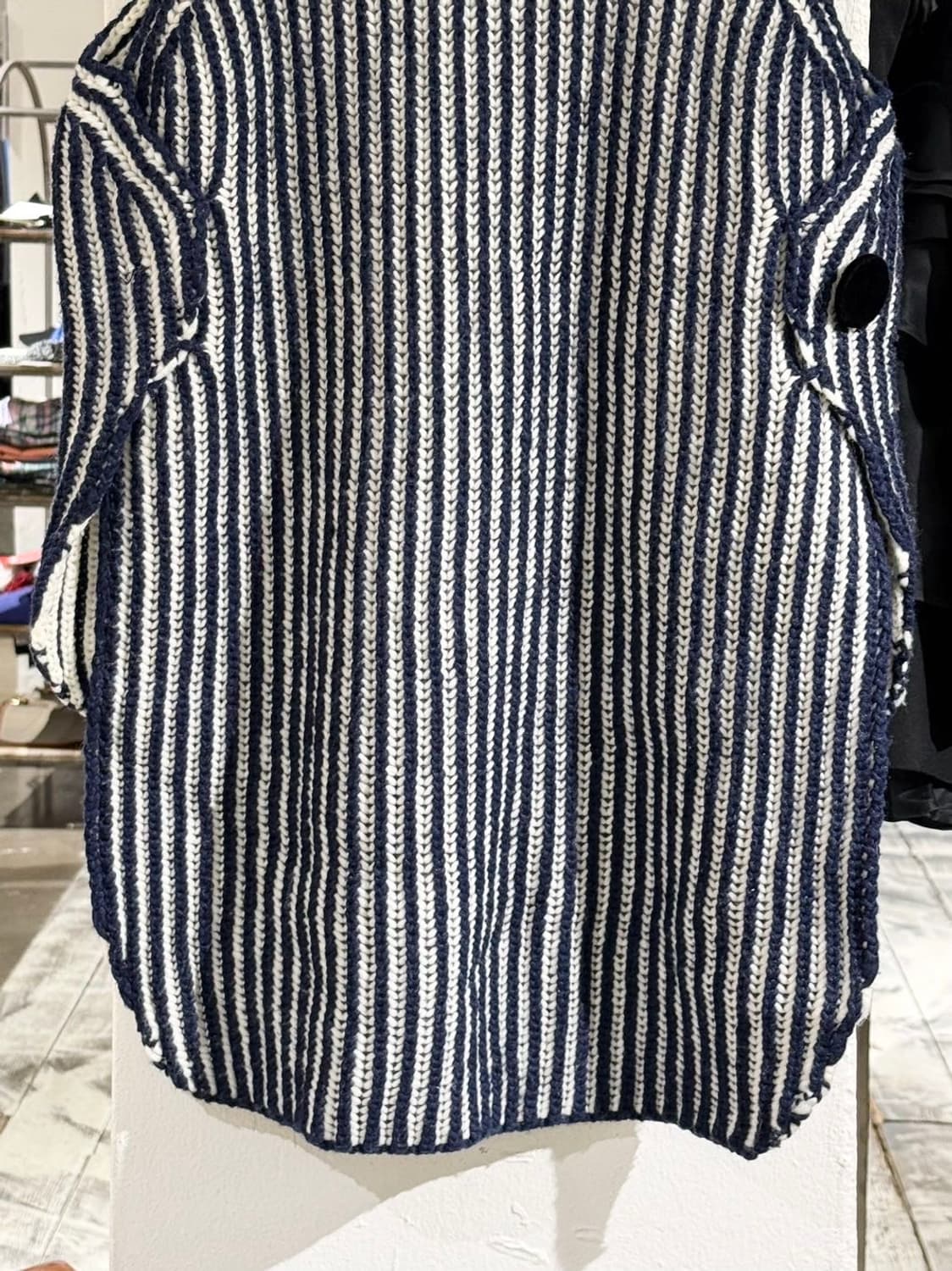 스포츠맥스 네이비 라나 울 니트 베스트  상품이미지3