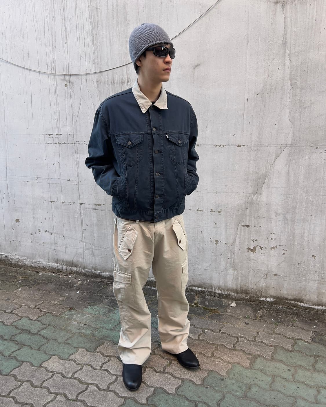 [L] 90s 이태리제 리바이스 라이너 트러커 자켓 71503 상품이미지2