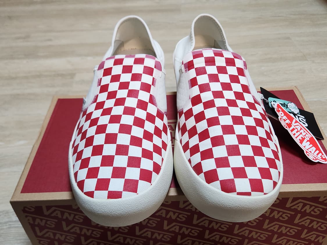 반스 컴피쿠시 원 체커보드 레드 310 상품이미지2