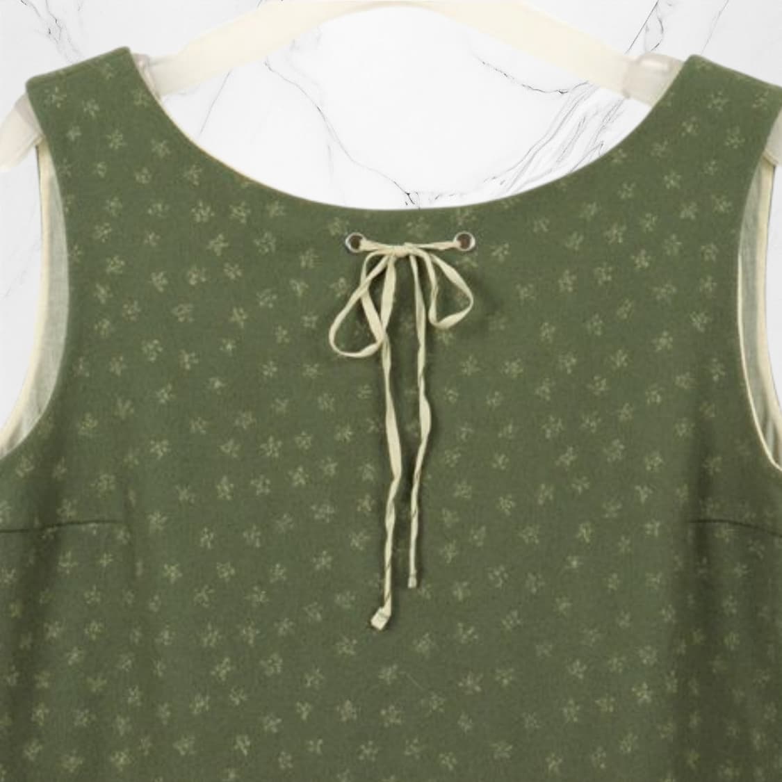 MARC JACOBS LOOK  카키 패턴 민소매 원피스 상품이미지3