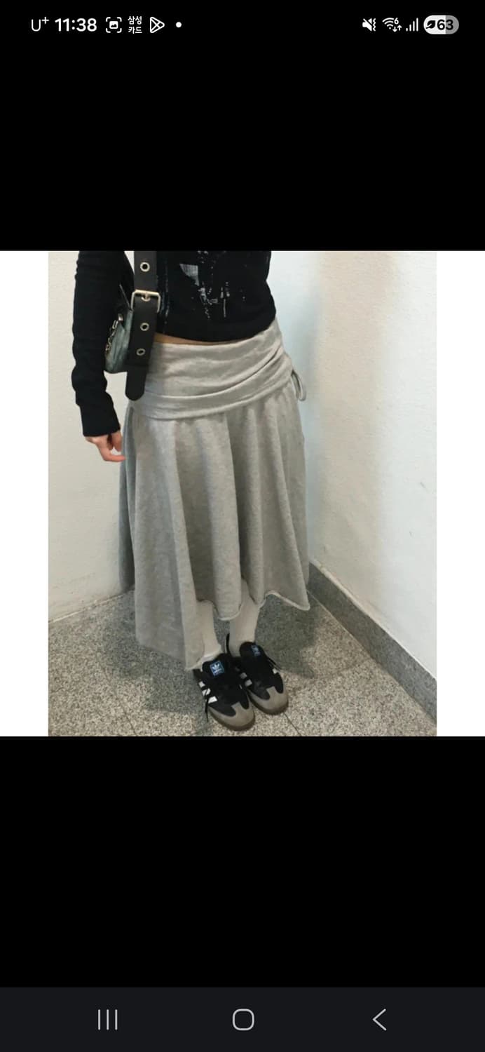 바이너리원 이즈이즈 언발 레이어드 스커트 원가 48000원 상품이미지8