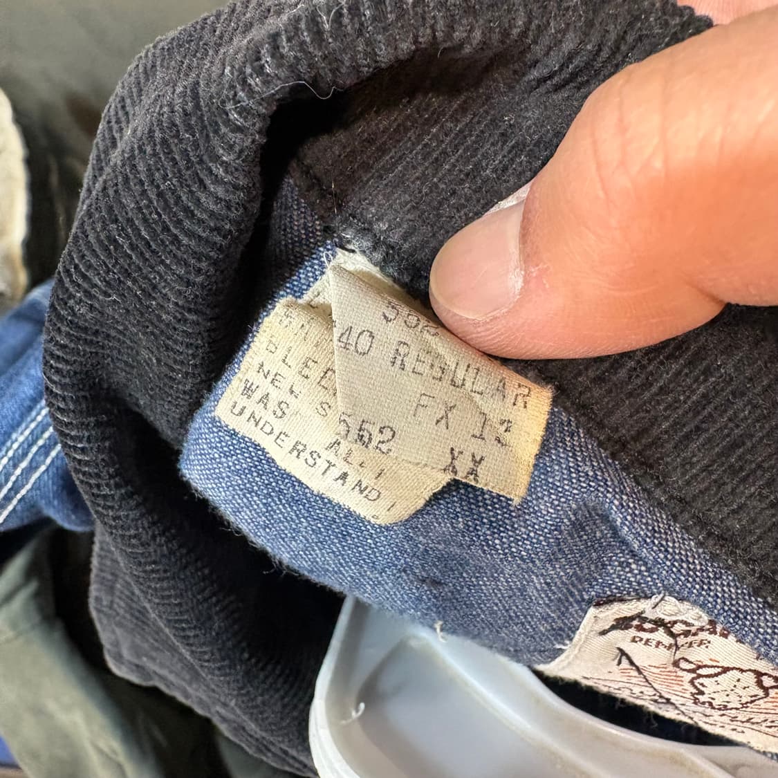 [40R] SUGAR CANE 슈가케인 빈티지 데님 커버올 자켓 상품이미지7