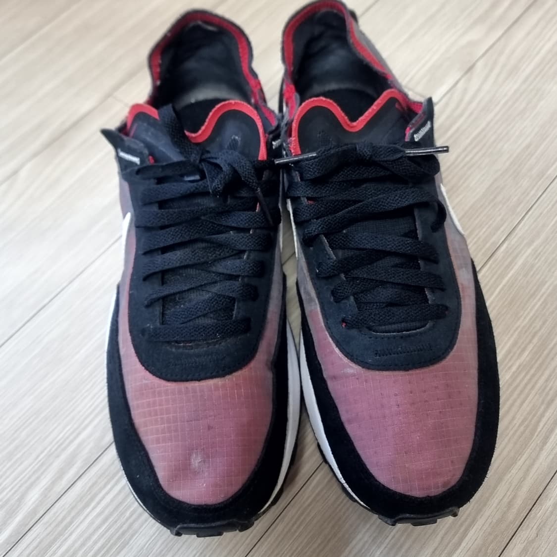 나이키 Waffle One 운동화 블랙/레드(265) 상품이미지4