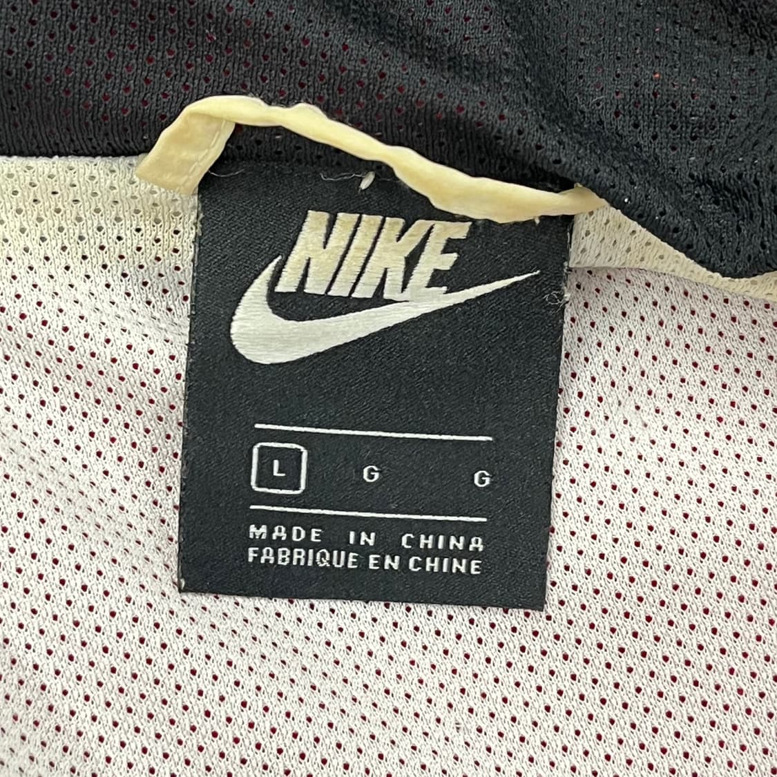 [정품/L] 나이키 바람막이 자켓 레드 블랙 화이트 b17 상품이미지5