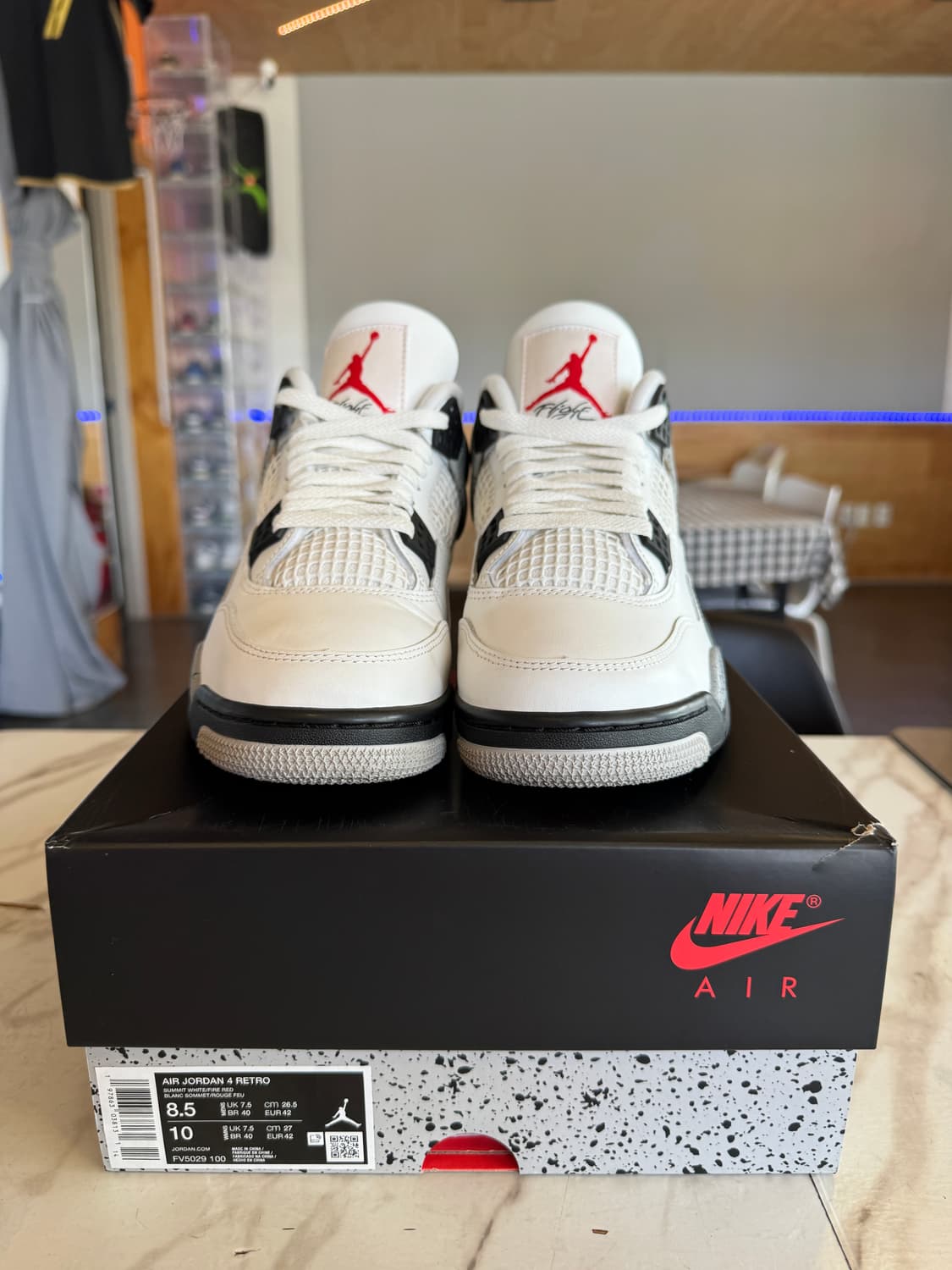 조던4 레트로 OG 화이트 시멘트(2025) 265 팝니다 상품이미지2