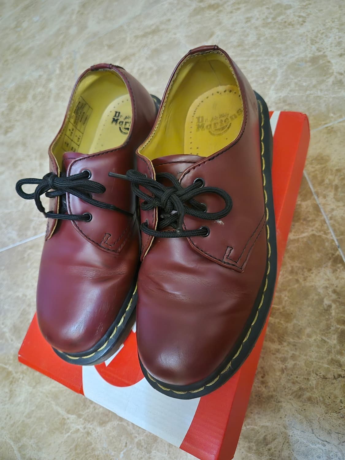 [240] 닥터마틴 1461 체리레드 uk5 상품이미지1