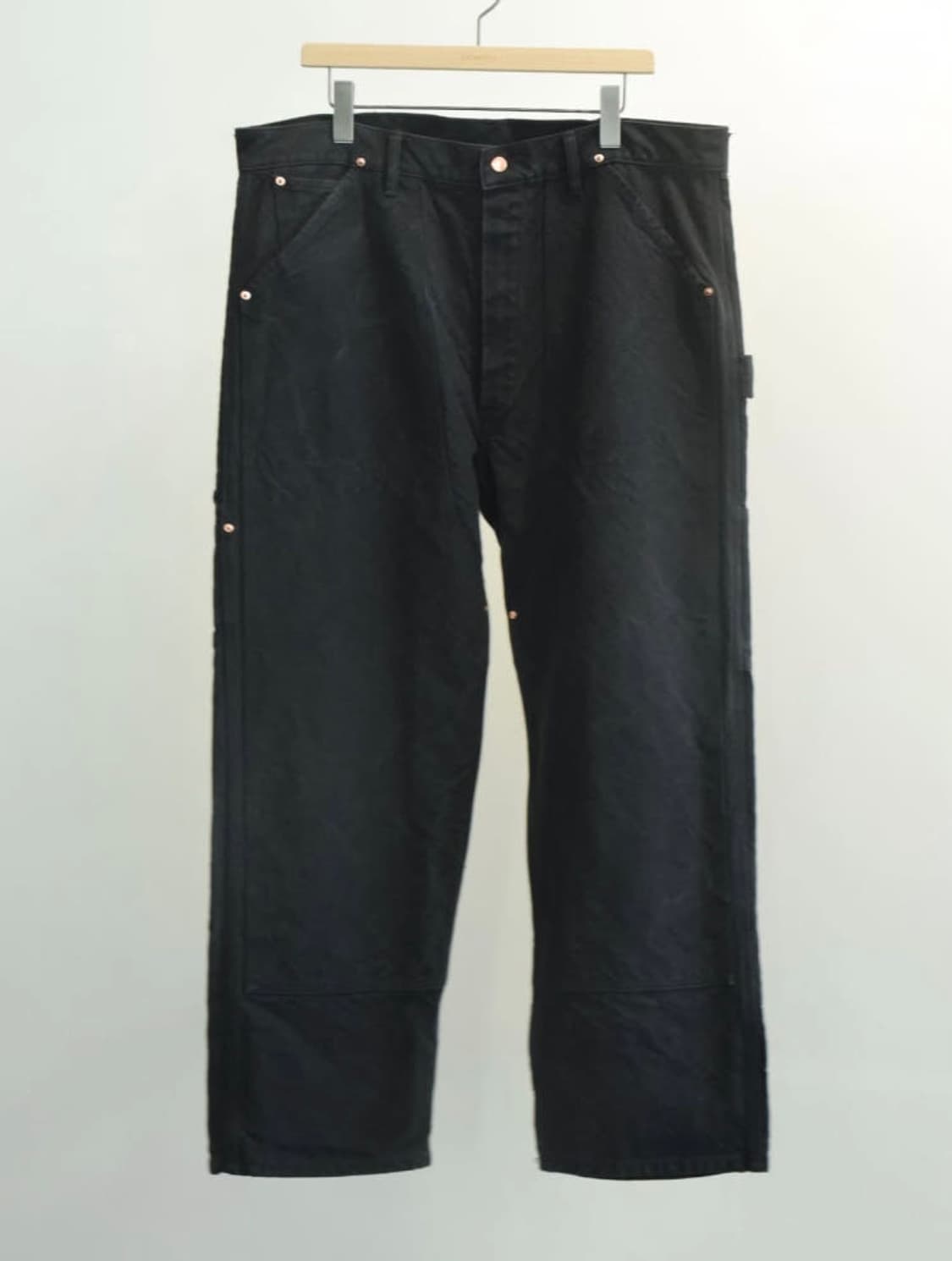 [3] 코모리 26SS 코튼 덕 페인터 팬츠 블랙 상품이미지1