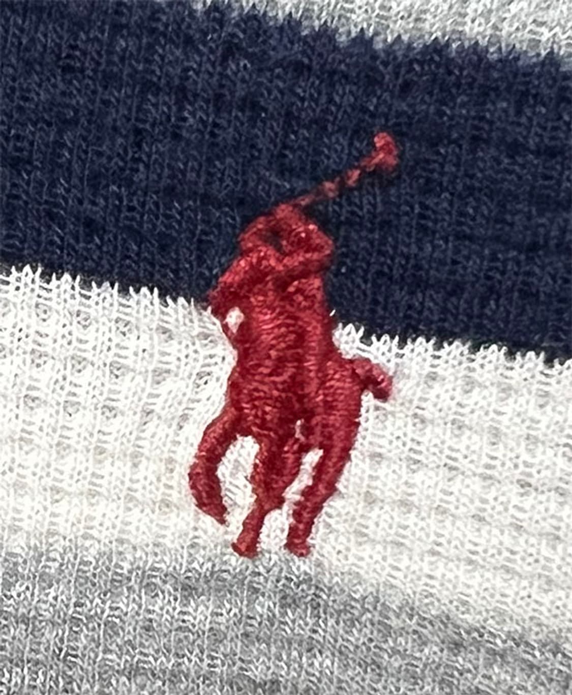 POLO 폴로 남자 와플티셔츠 춘추 스트라이프 캐주얼 XL 105 상품이미지4