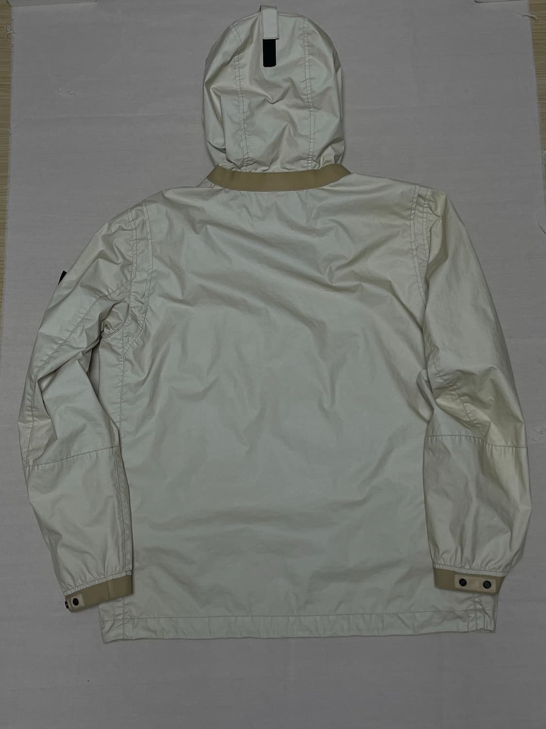 스톤아일랜드 멤브라나 3L TC 후드 바람막이 자켓 아이보리 [XL] 상품이미지3