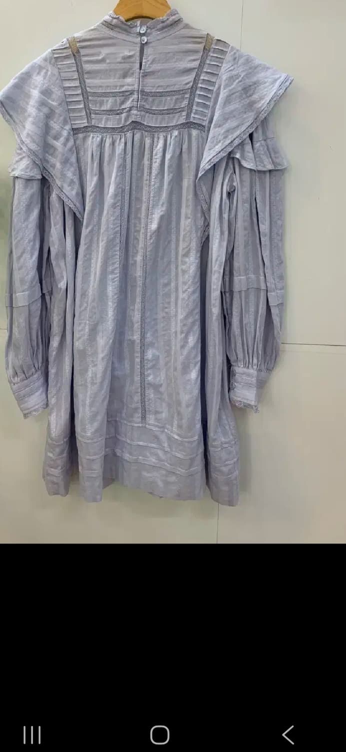 이자벨마랑 원피스 (라이트블루 색상) 상품이미지4