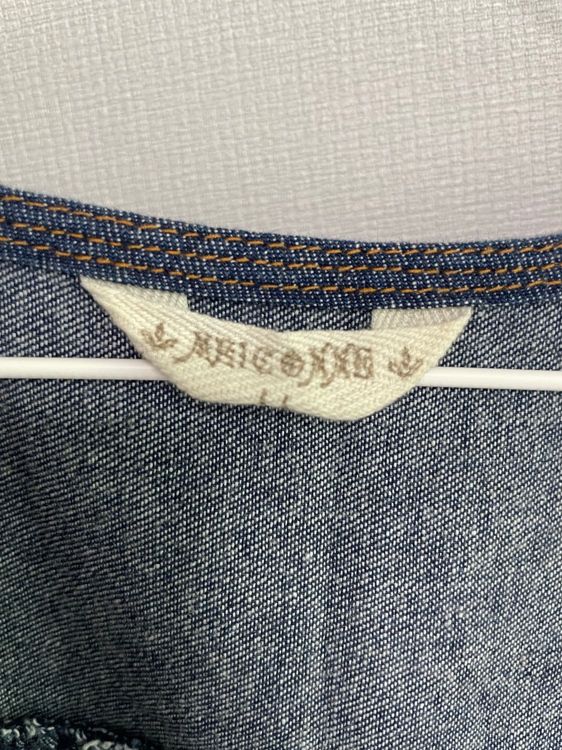 빈티지 진청 나시 원피스 상품이미지3