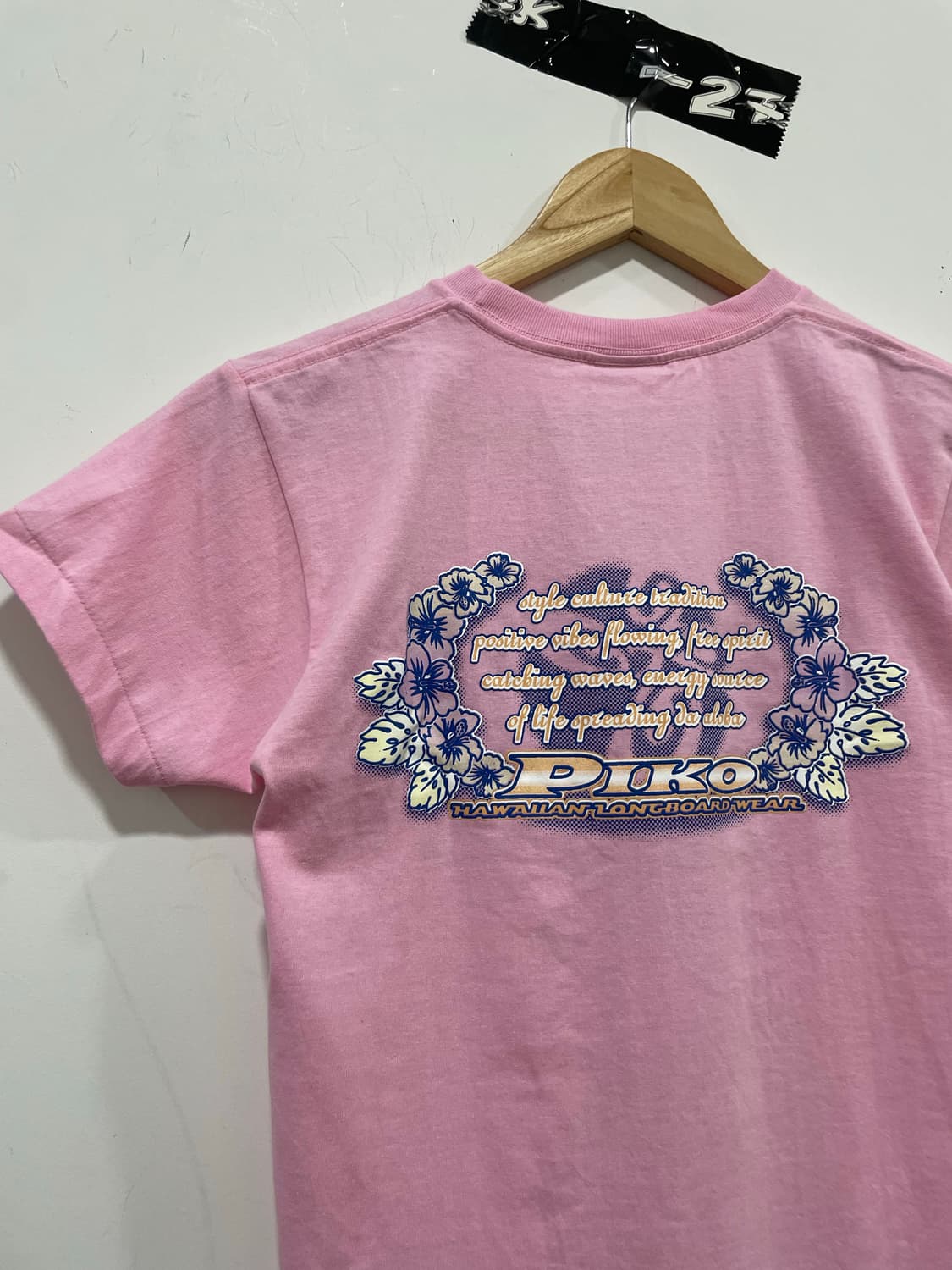 (데드스탁)Piko 피코 롱 보드웨어 글리터 플라워 슬림핏 반팔티셔츠 상품이미지7