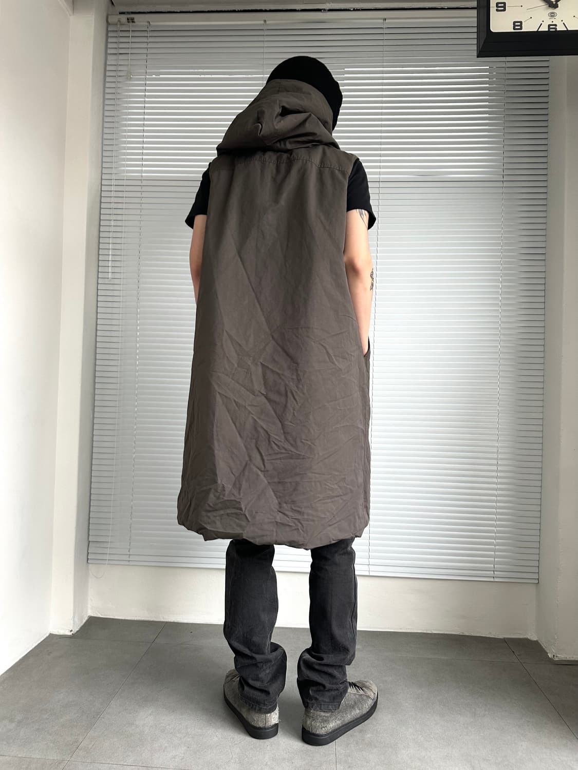 릭오웬스 2015FW 아카이브 구스다운 후드 베스트 상품이미지6