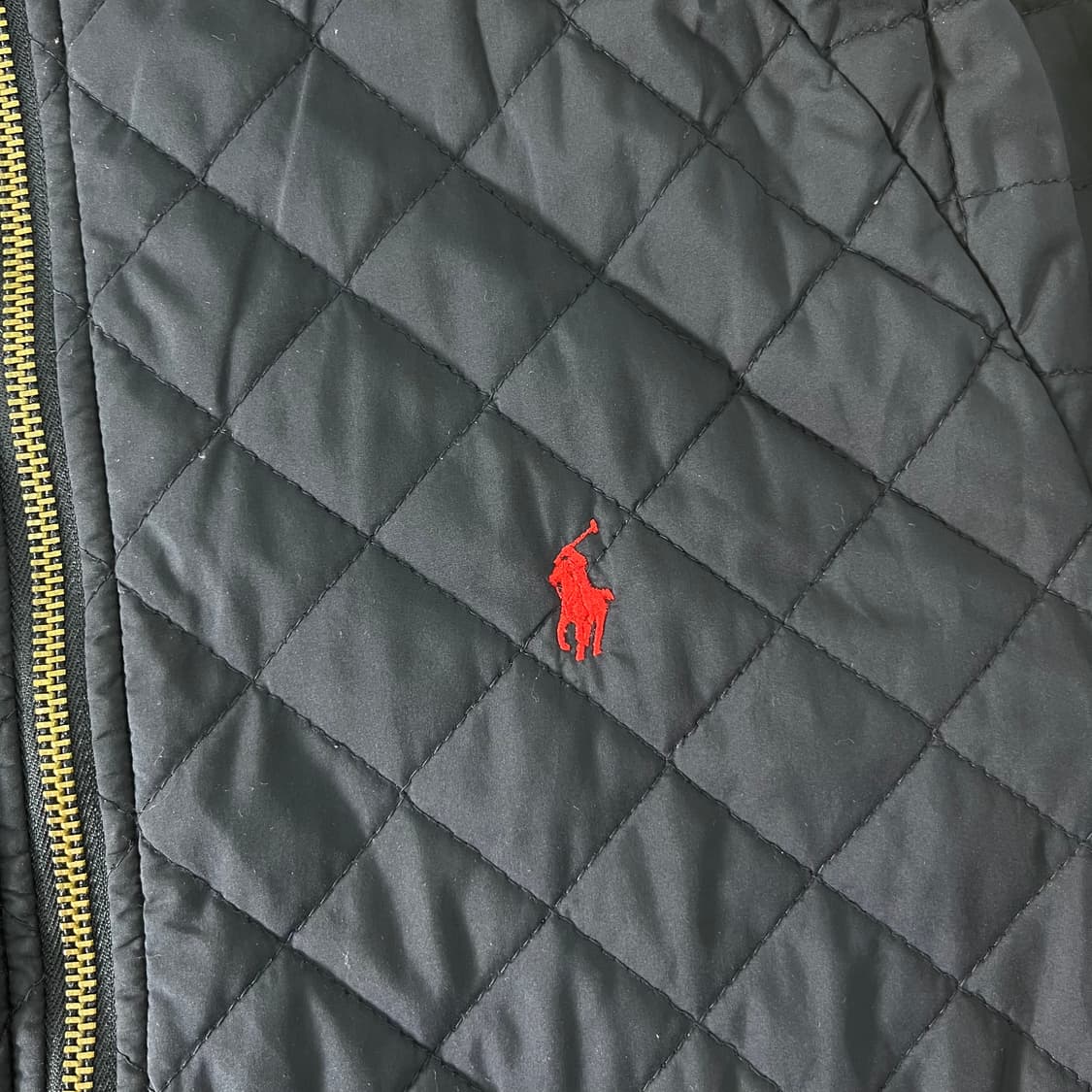 100 폴로랄프로렌 신형라벨 스몰포니 퀄팅 자켓 상품이미지3