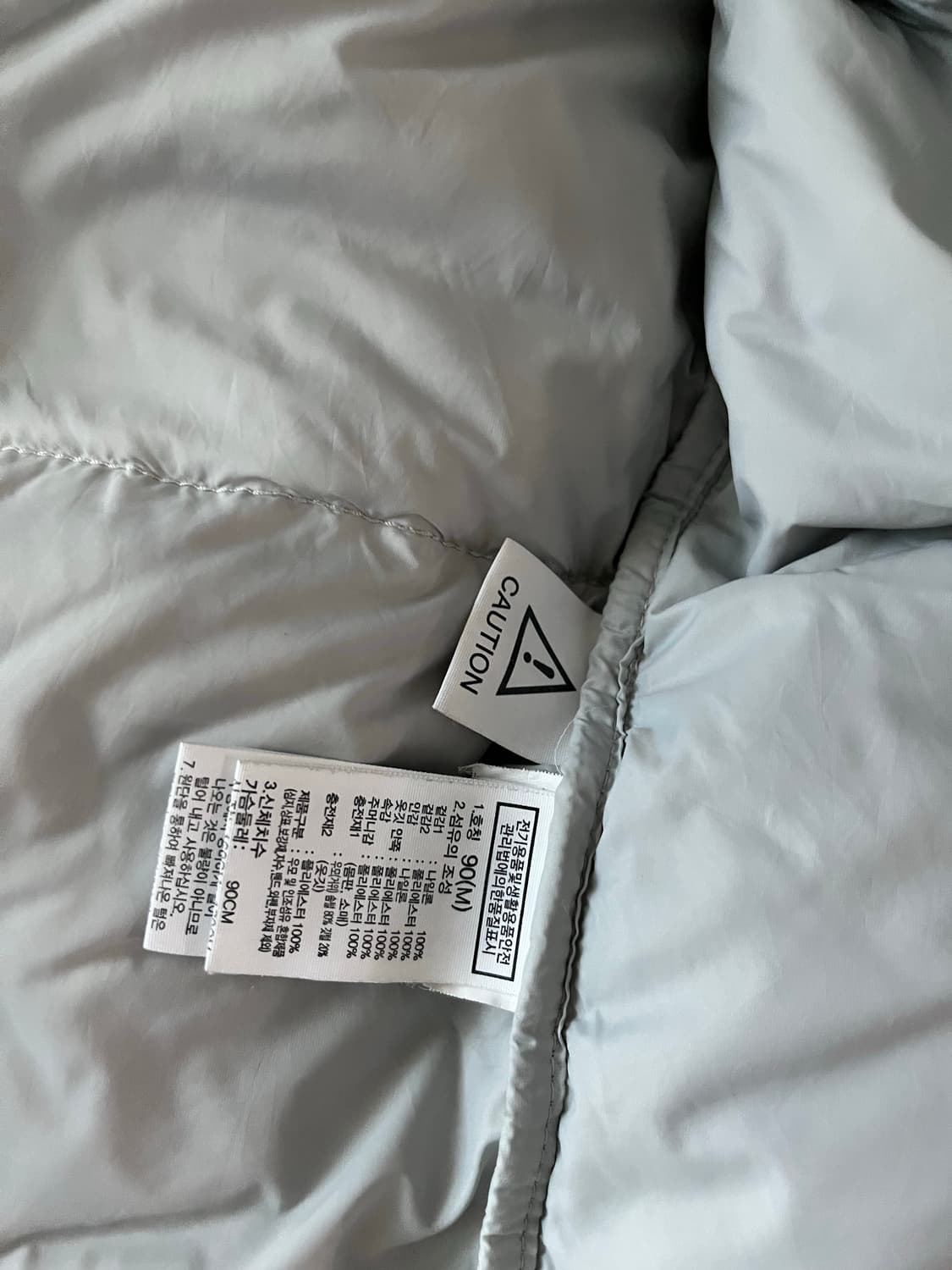 노스페이스 라벨 노벨티 눕시 실버패딩 상품이미지5