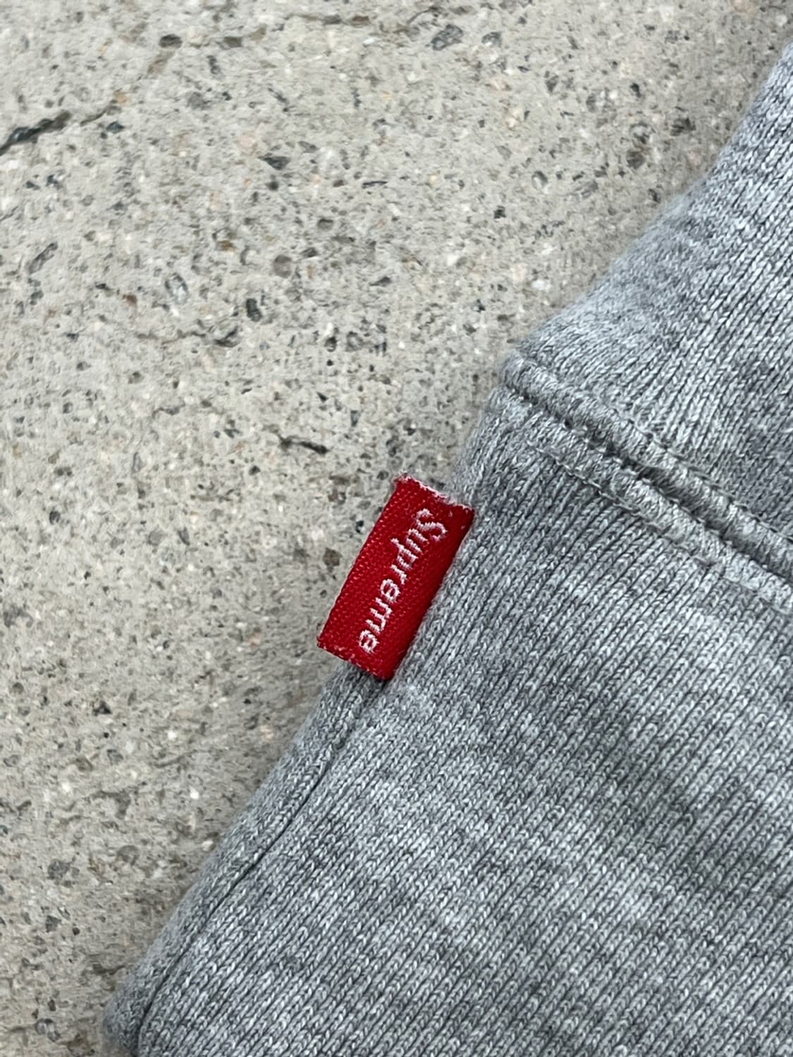 슈프림 15FW 아치로고 헤더그레이 맨투맨 상품이미지6