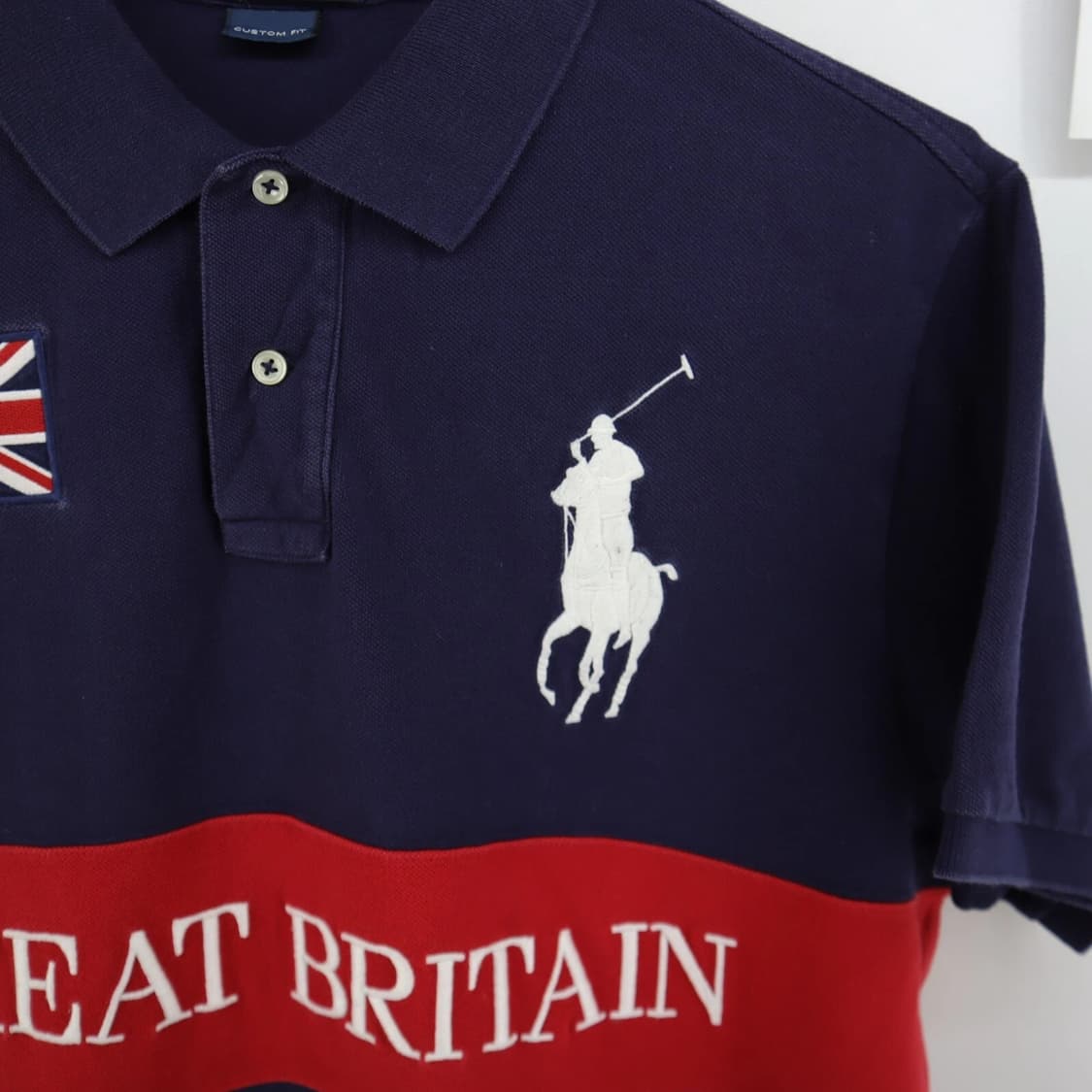 폴로 랄프로렌 그레이트 브리튼 국대 빅포니 카라티 상품이미지4