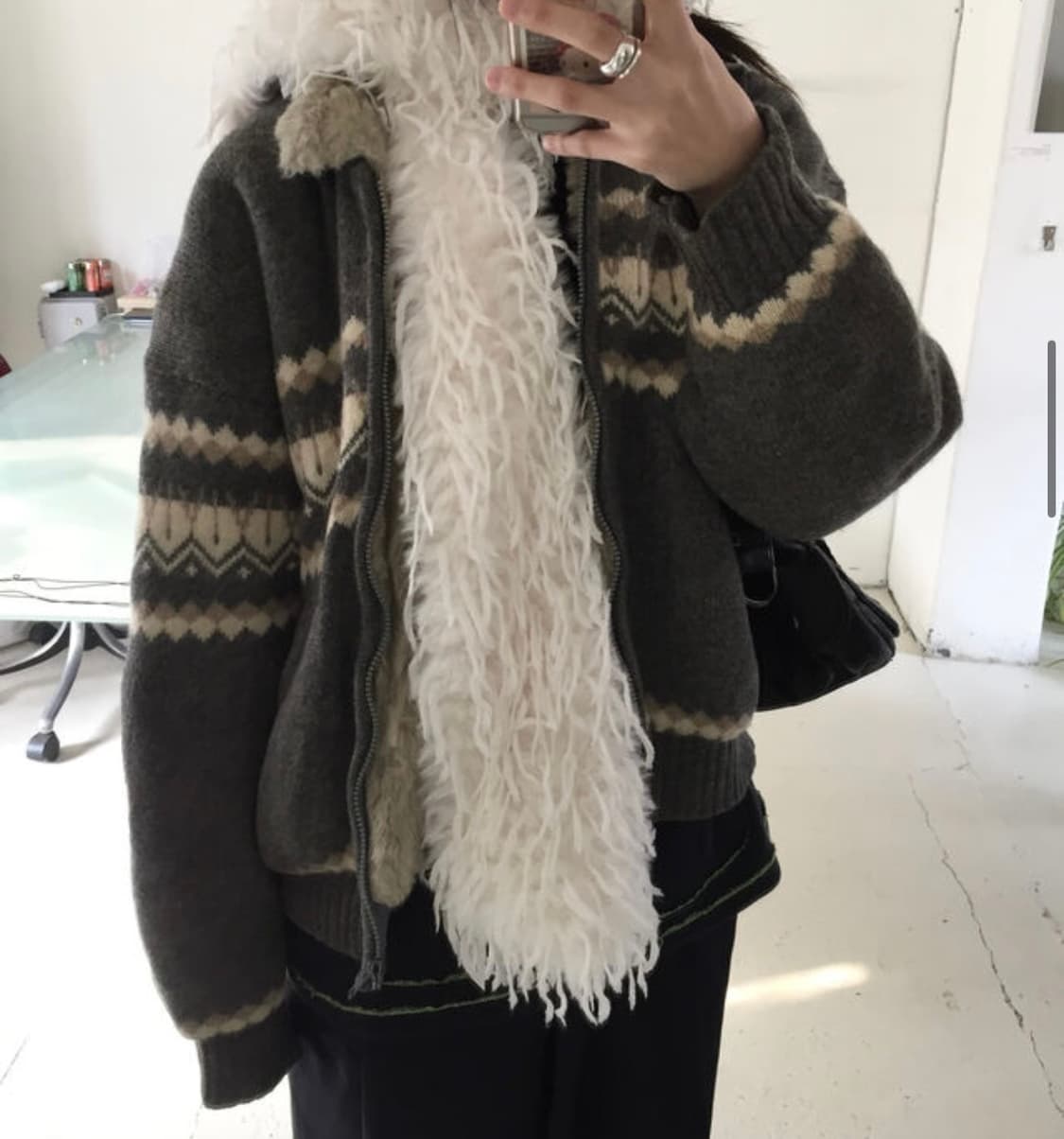 Mountain fur zip up  상품이미지3