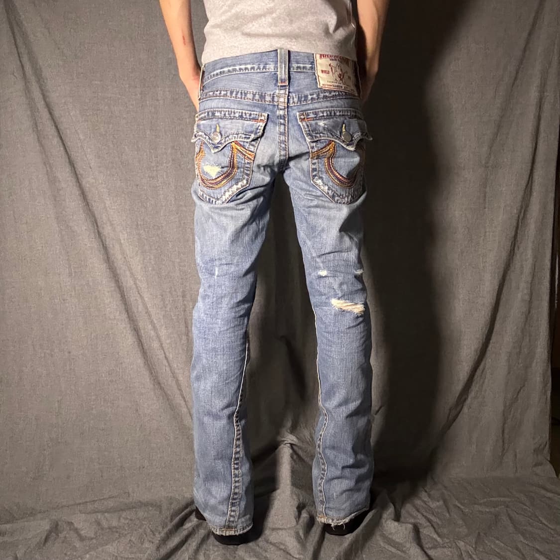 00's 트루릴리젼 그런지 스티치 부츠컷 상품이미지1