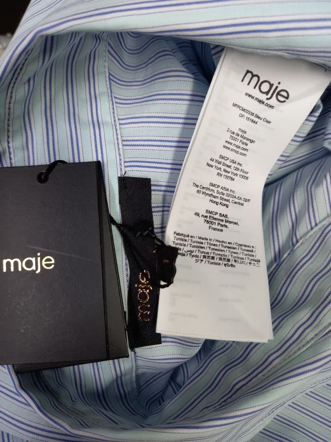 새 마쥬 춘추 숏 남방 블라우스 55 상품이미지9