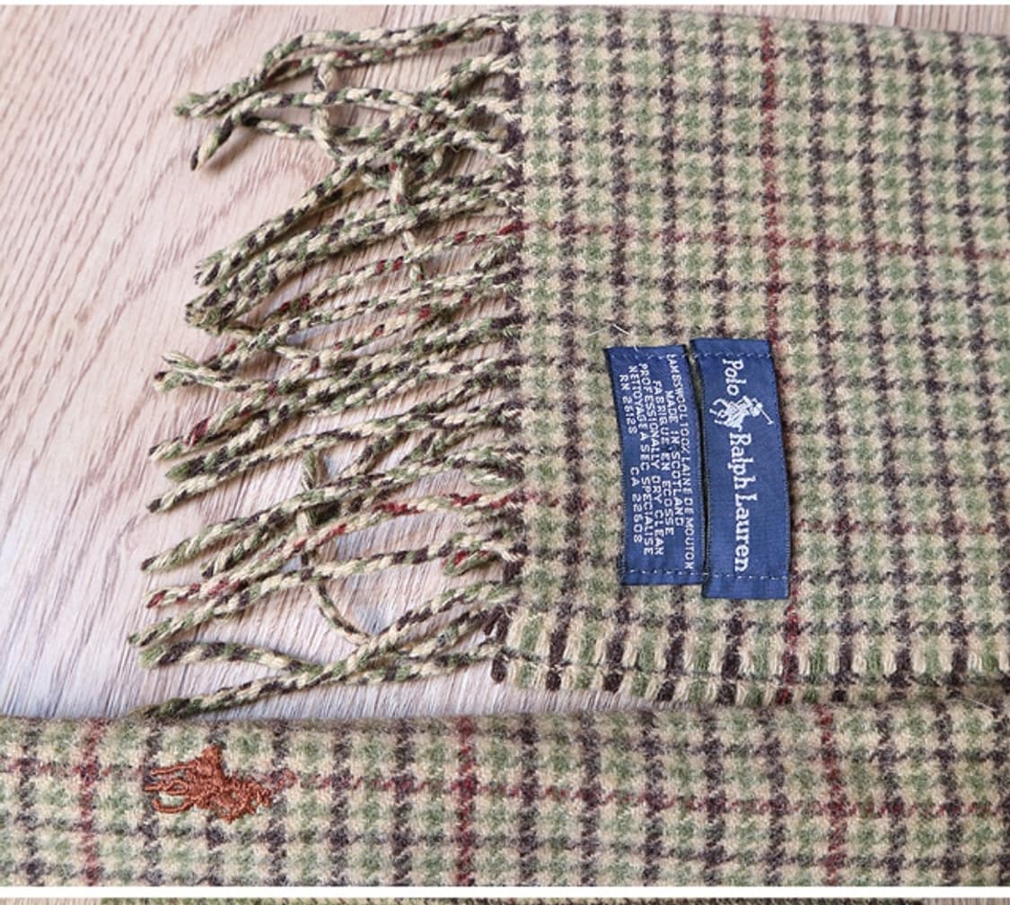 스코틀랜드 메이드 polo ralph lauren 폴로랄프로렌
머플러 상품이미지4