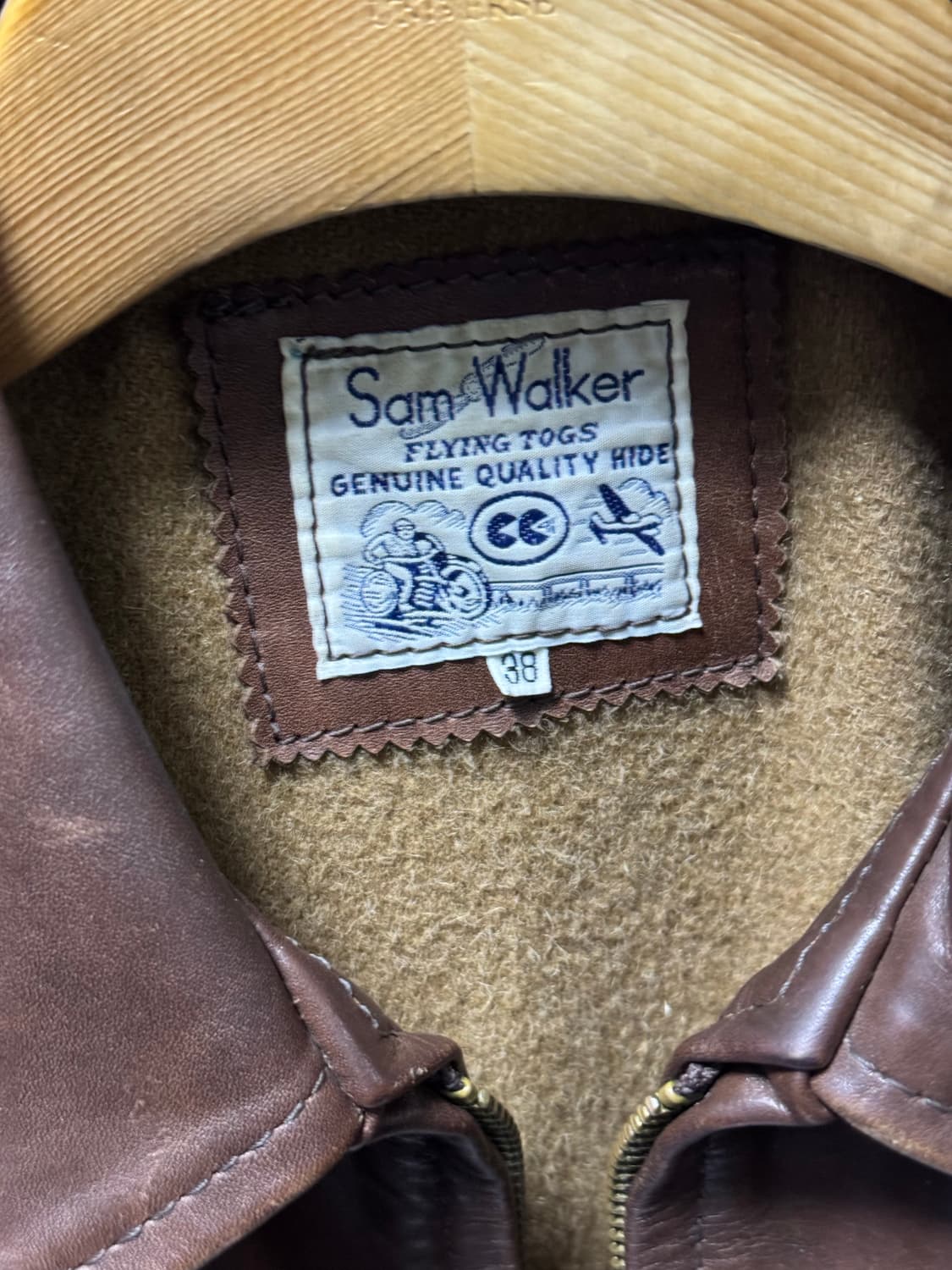 38) 2000s 샘 워커(에어로레더) 하이웨이맨 브라운 상품이미지3