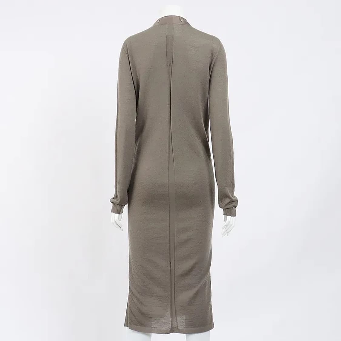 릭오웬스 캐시미어 롱 가디건 다크그린 상품이미지4