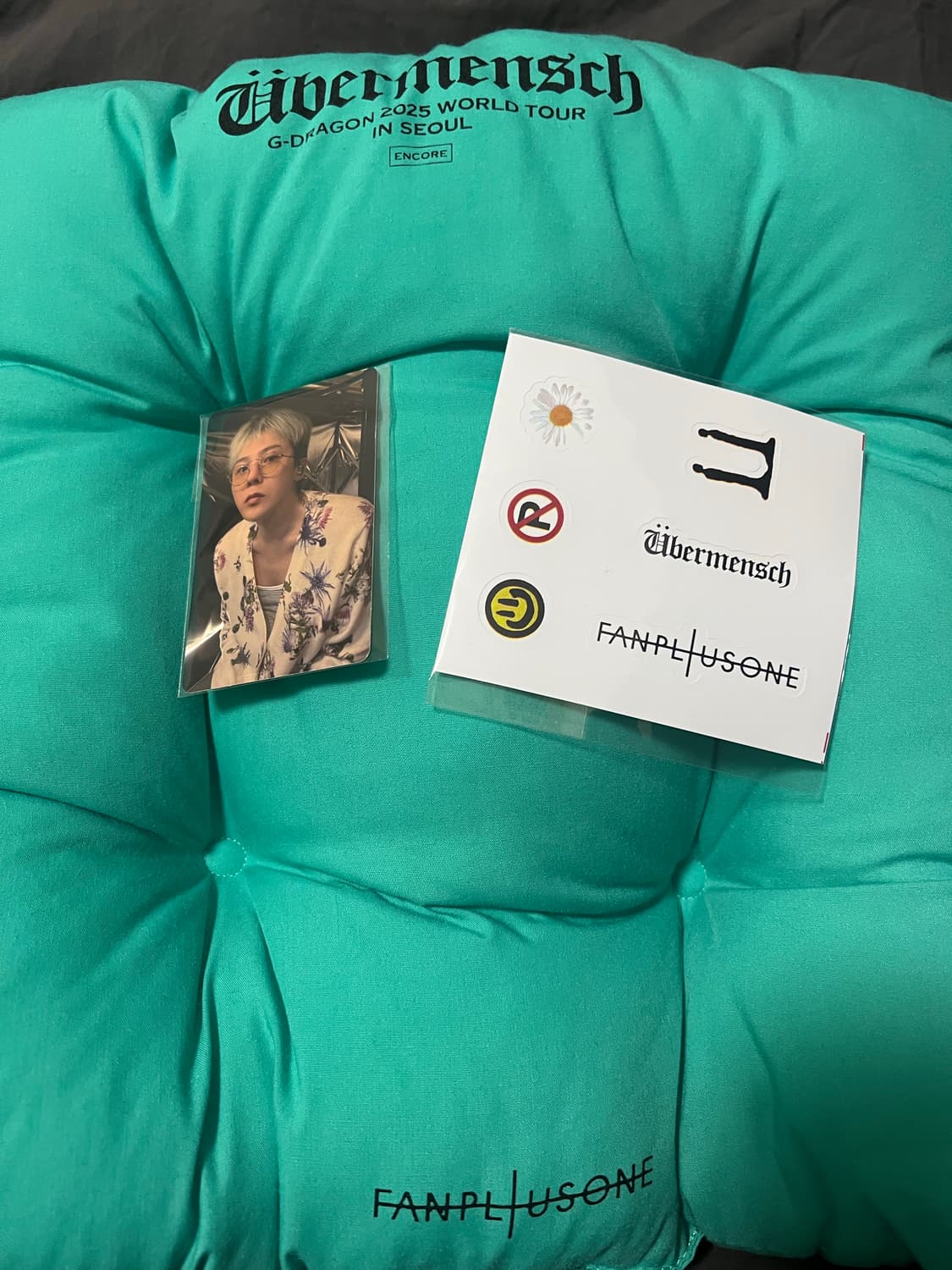 지디 앵콜콘 토요일 포토카드 스티커 방석 상품이미지1