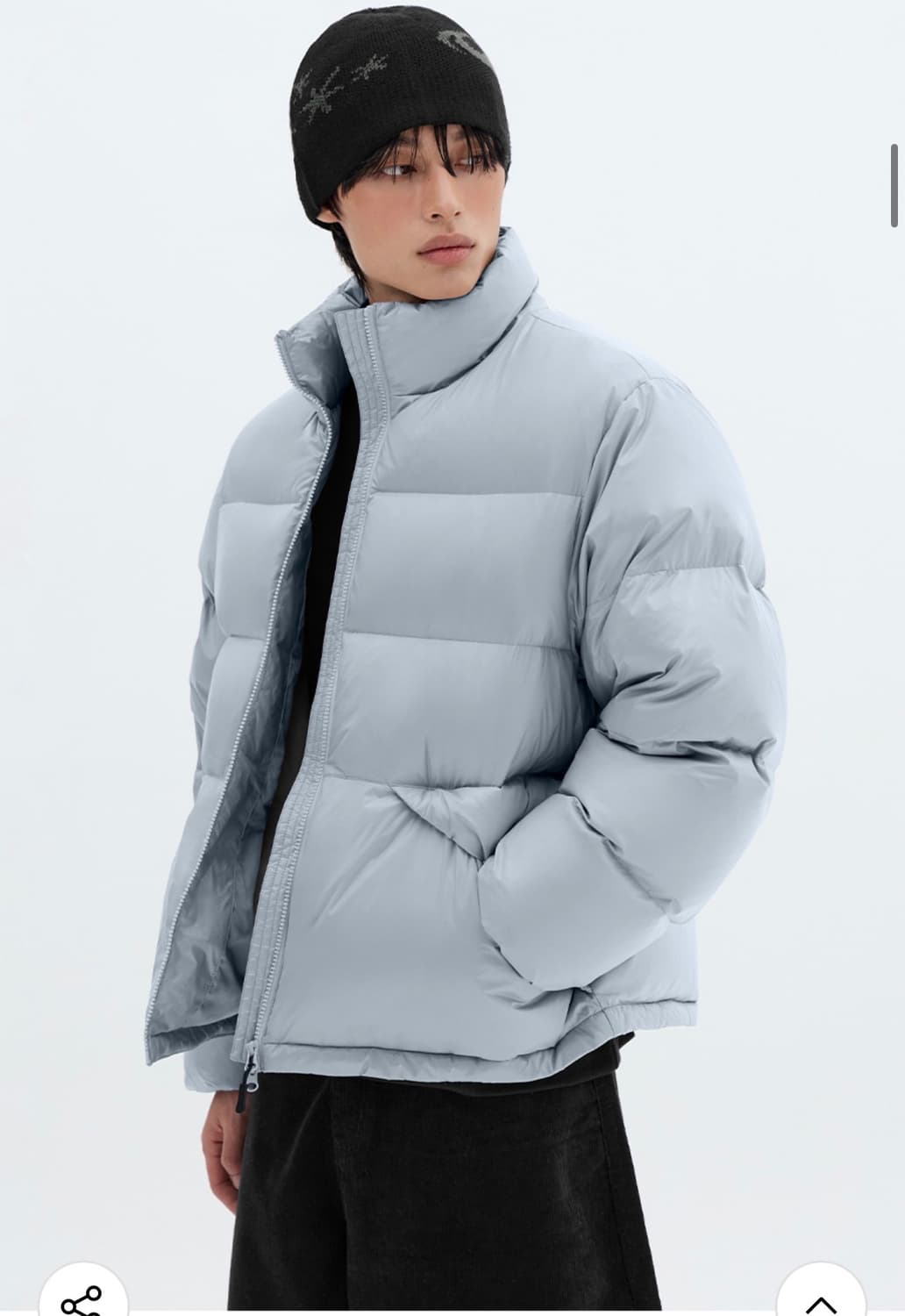 (새상품)(L) 필루미네이트 RDS 아크 덕 다운 패딩 GREY 판매 상품이미지5