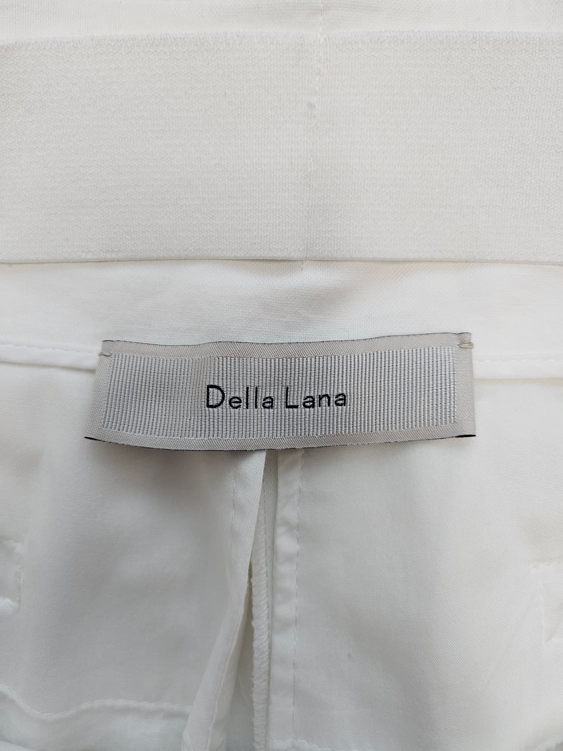Della Lana 와이드 팬츠 화이트 M (67-98) 상품이미지3