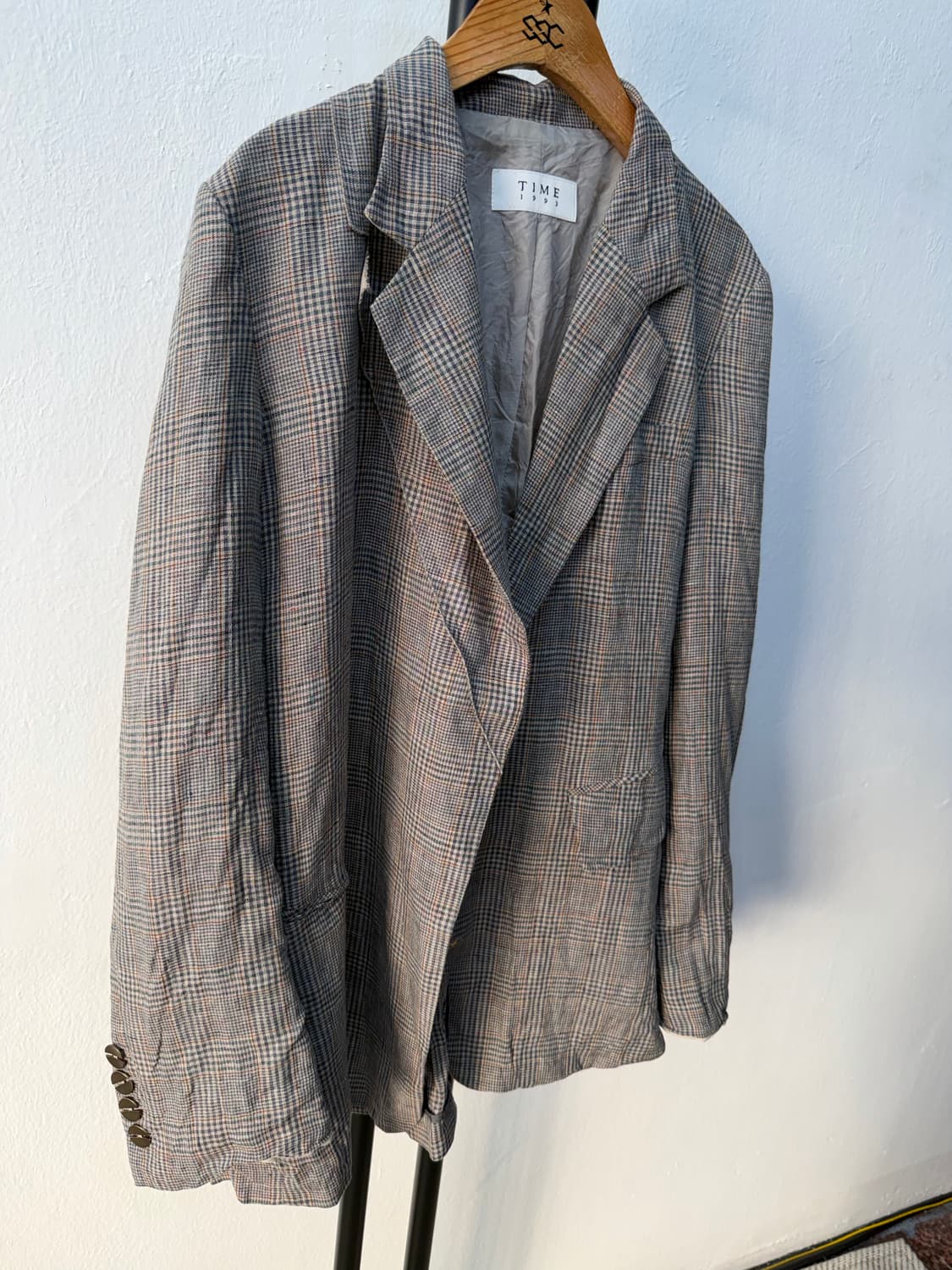 정품) TIME 타임1193 한섬 체크무늬 자켓 82 상품이미지2