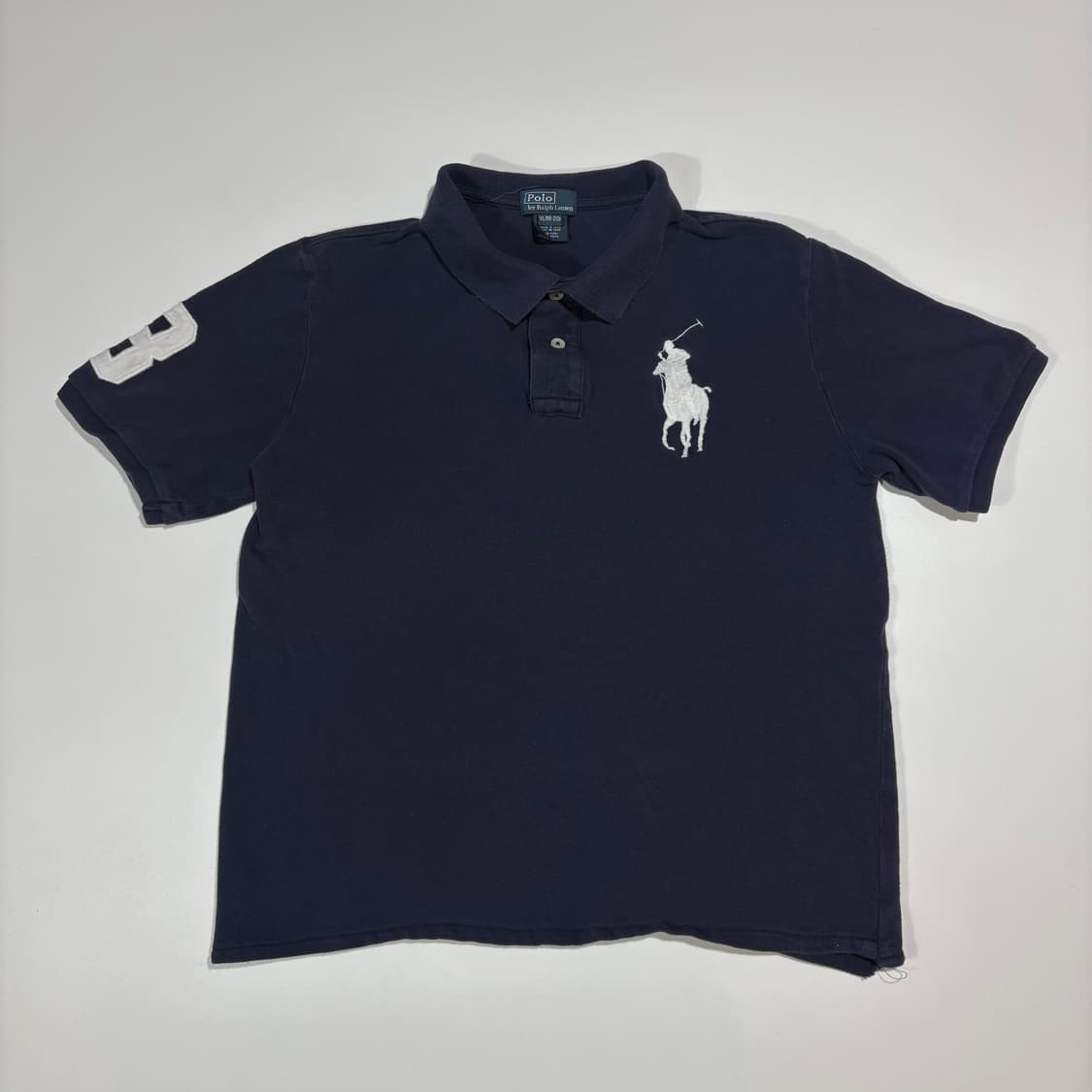 폴로랄프로렌 빅포니 네이비 반팔 카라티 상품이미지1