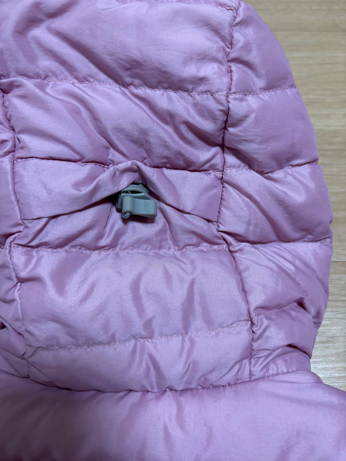 노스페이스 600 구스 다운 경량패딩 베이비 핑크 상품이미지6