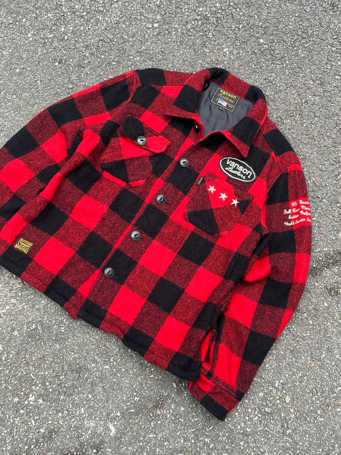 Vanson Leathers Flannel Jacket 상품이미지1