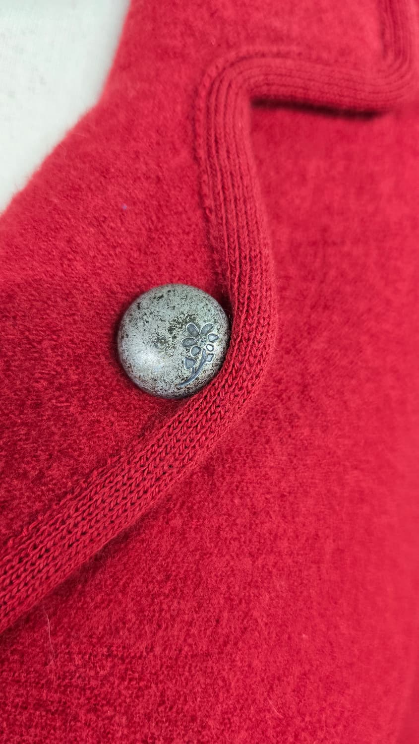 GEIGER 빈티지 레드 울자켓 상품이미지5