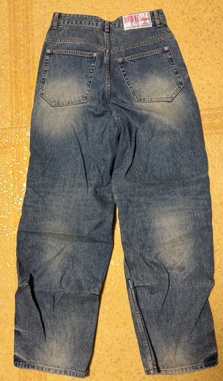 더 뮤지엄 비지터 TWO TUCK DENIM BAGGY PANTS 상품이미지2