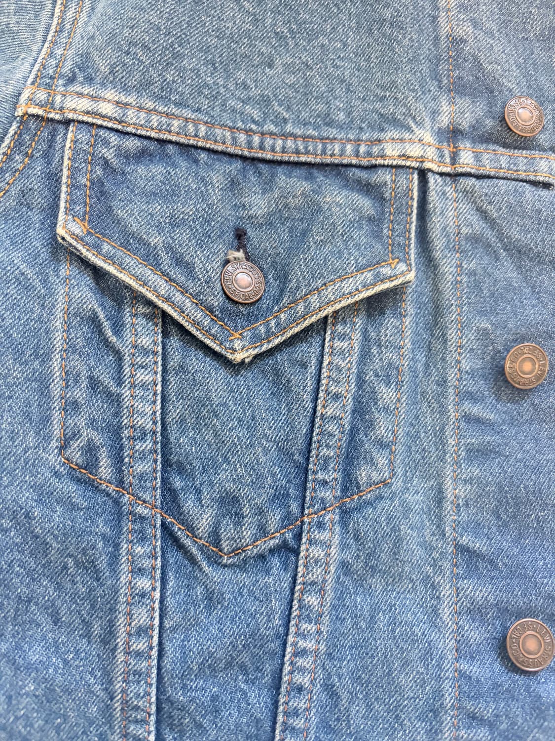 90s 리바이스 70505 빈티지 페이딩 타입3 트러커 데님자켓 N919 상품이미지2
