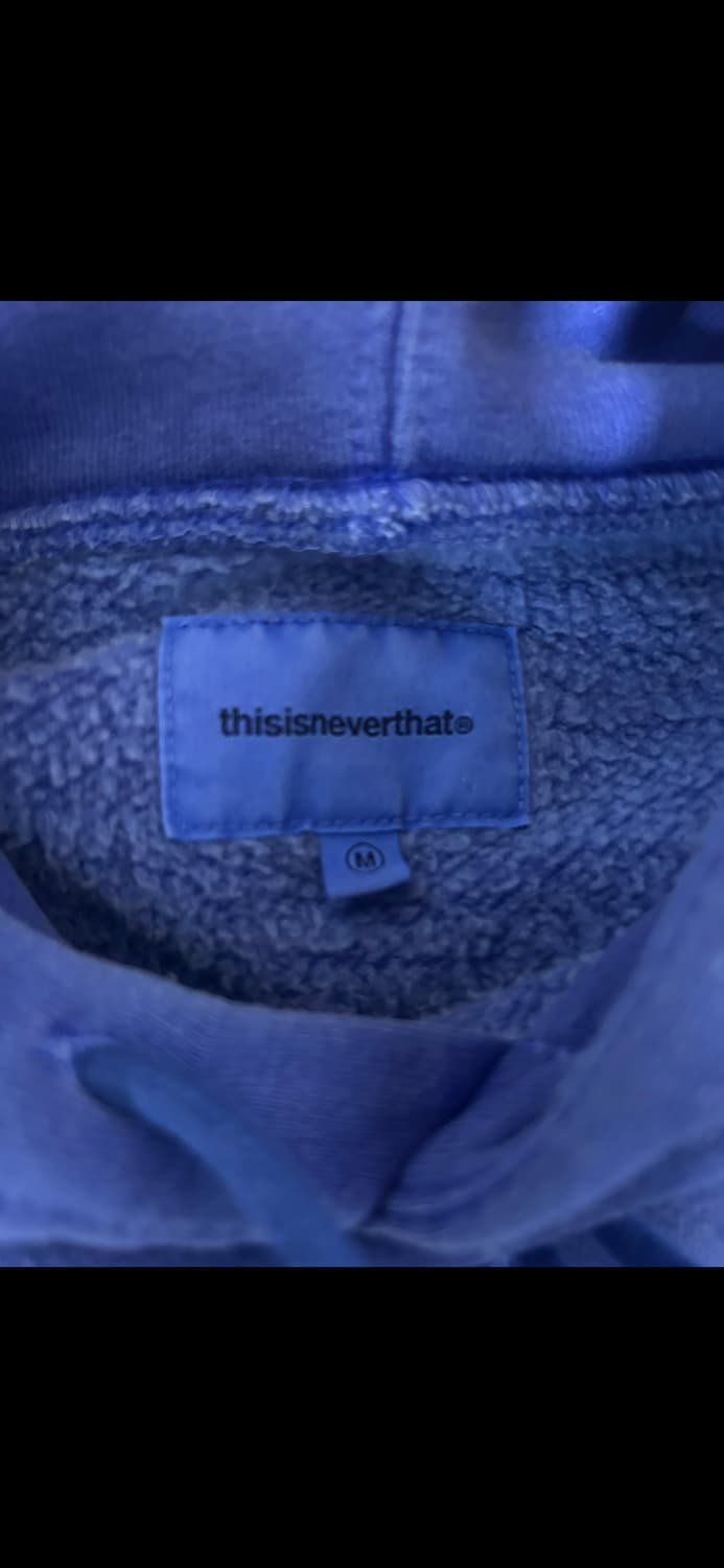 Thisisneverthat 파란색 후드티 M 상품이미지2