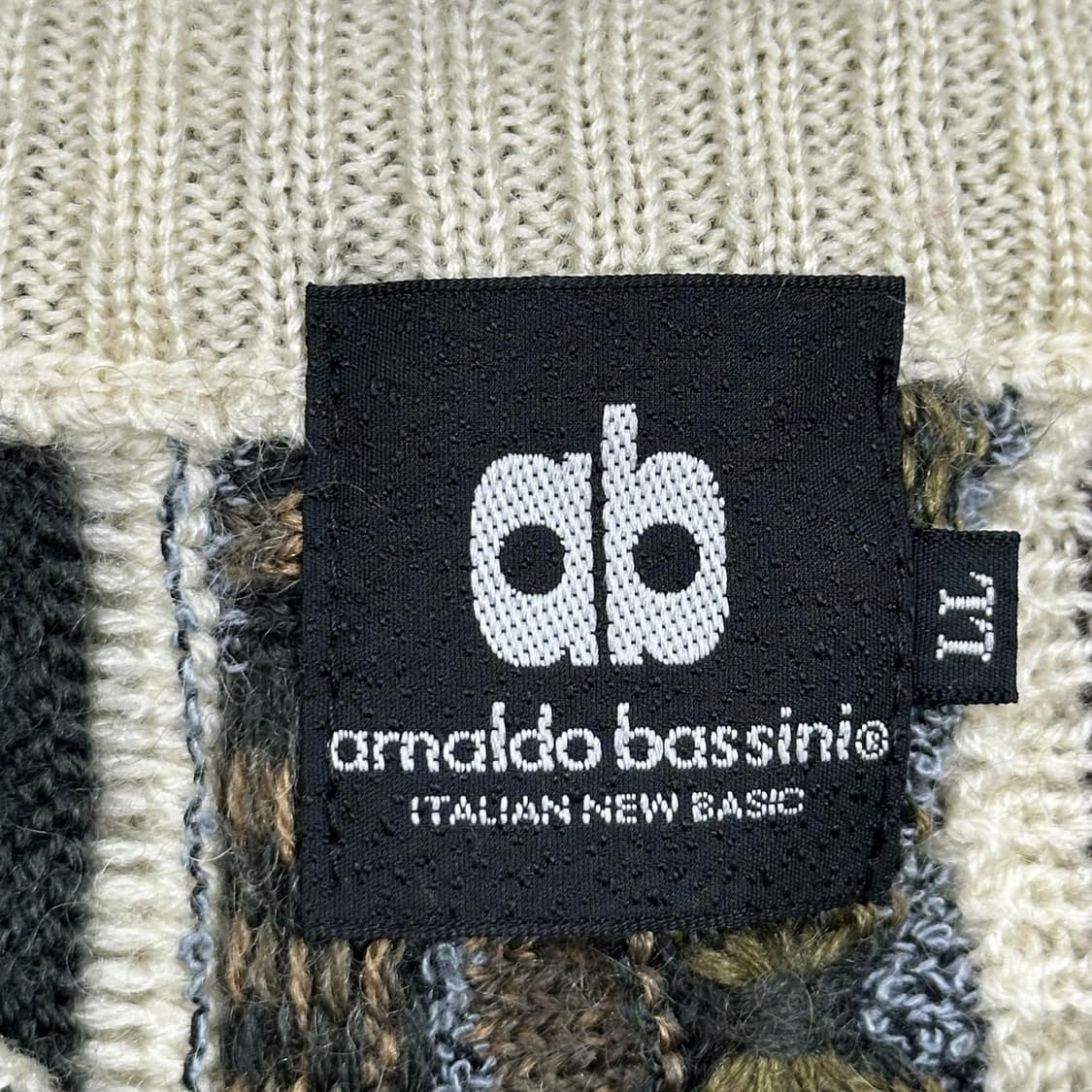 VTG 빈티지 재팬 헤비 코튼 케이블 니트 (XL) 상품이미지5