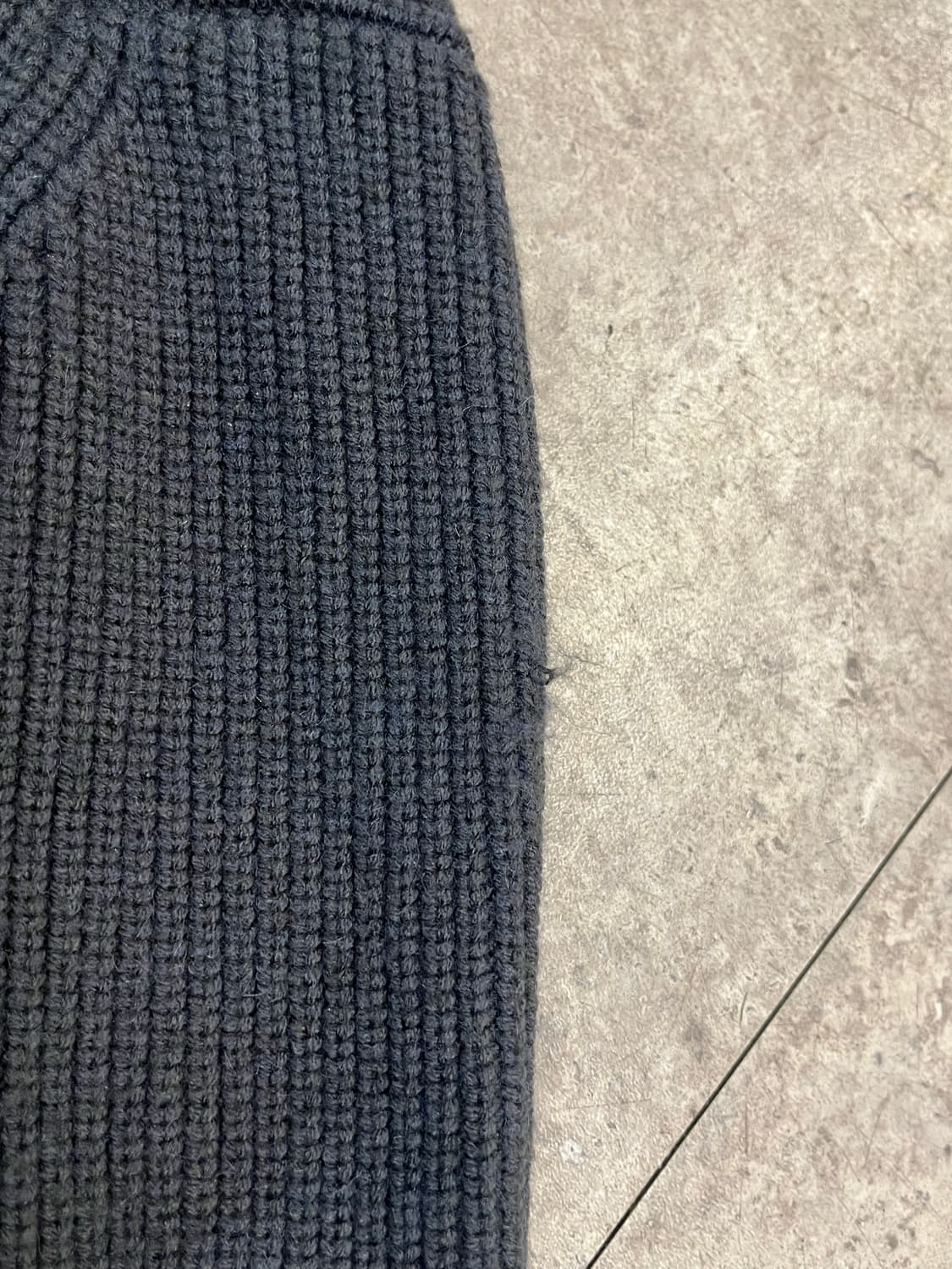 수아레 니트 카라 투웨이 집업 차콜 #csz3552 상품이미지9