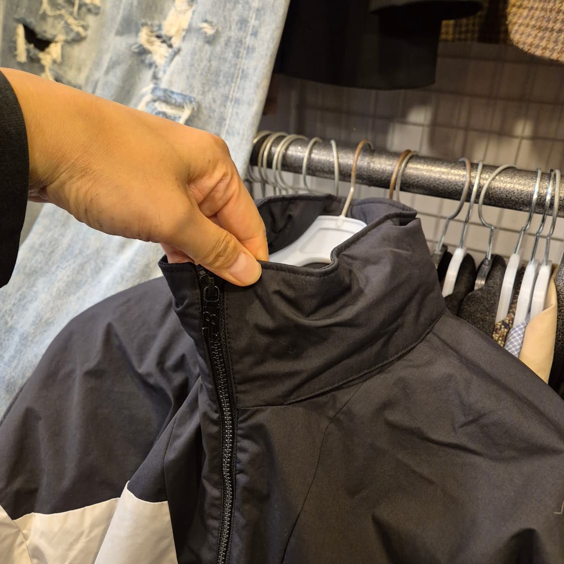 M 뉴발란스 배색 윈드브레이커  상품이미지8