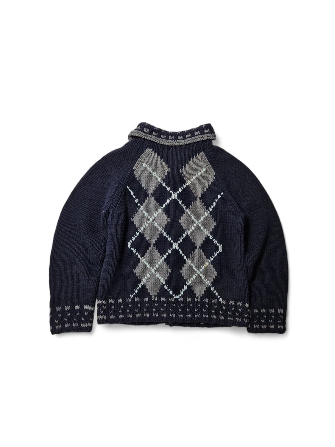 인버알란 쉽스별주 아가일 럼버 가디건 40 상품이미지3