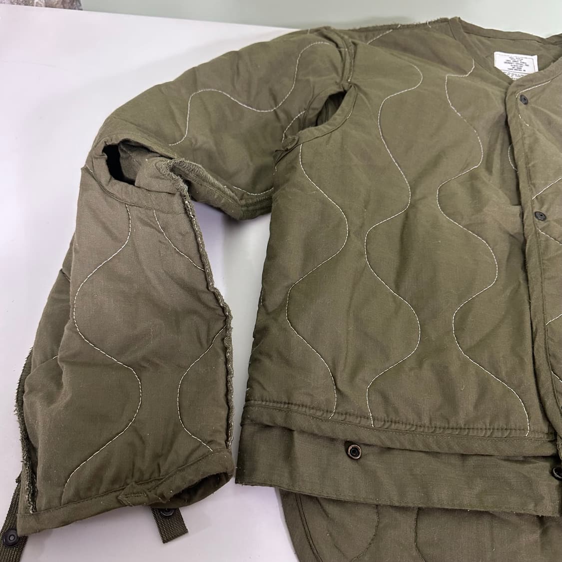 95 80s US ARMY 깔깔이 라이너자켓 상품이미지2